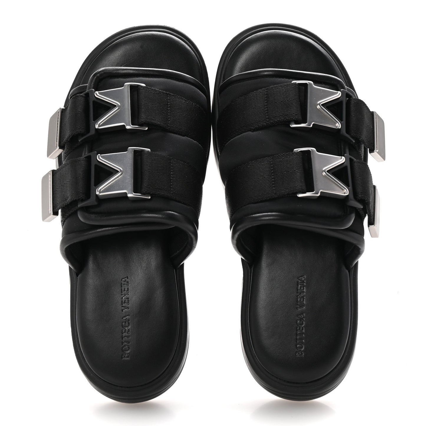 Nappa Flash 45mm Flat Sandals 39 Black