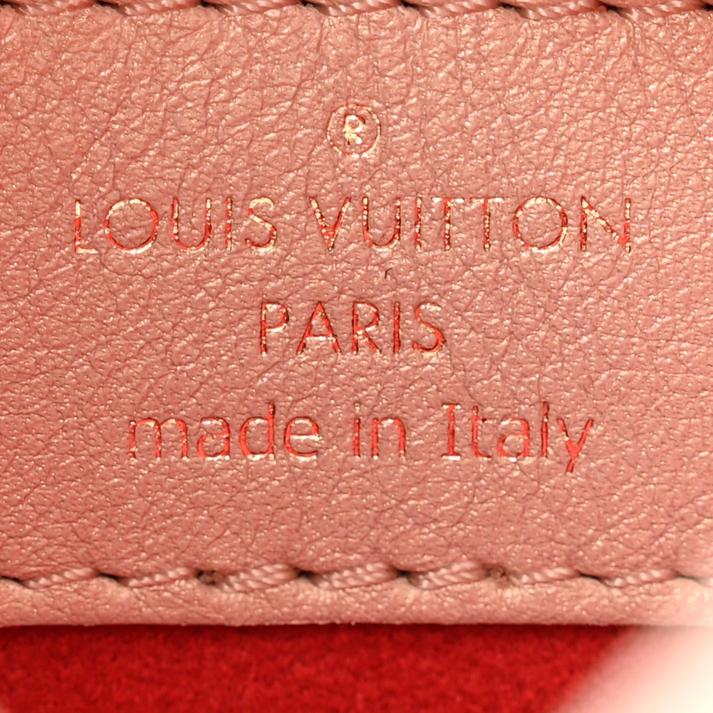 Lambskin Embossed Monogram Fall In Love Sac Coeur Light Pink