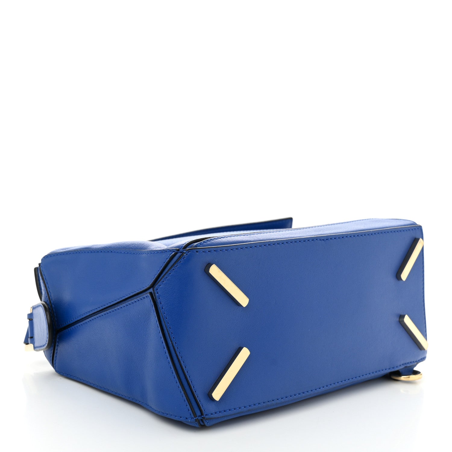 Loewe Calfskin Small Puzzle Bag Electric Blue 4 of 10