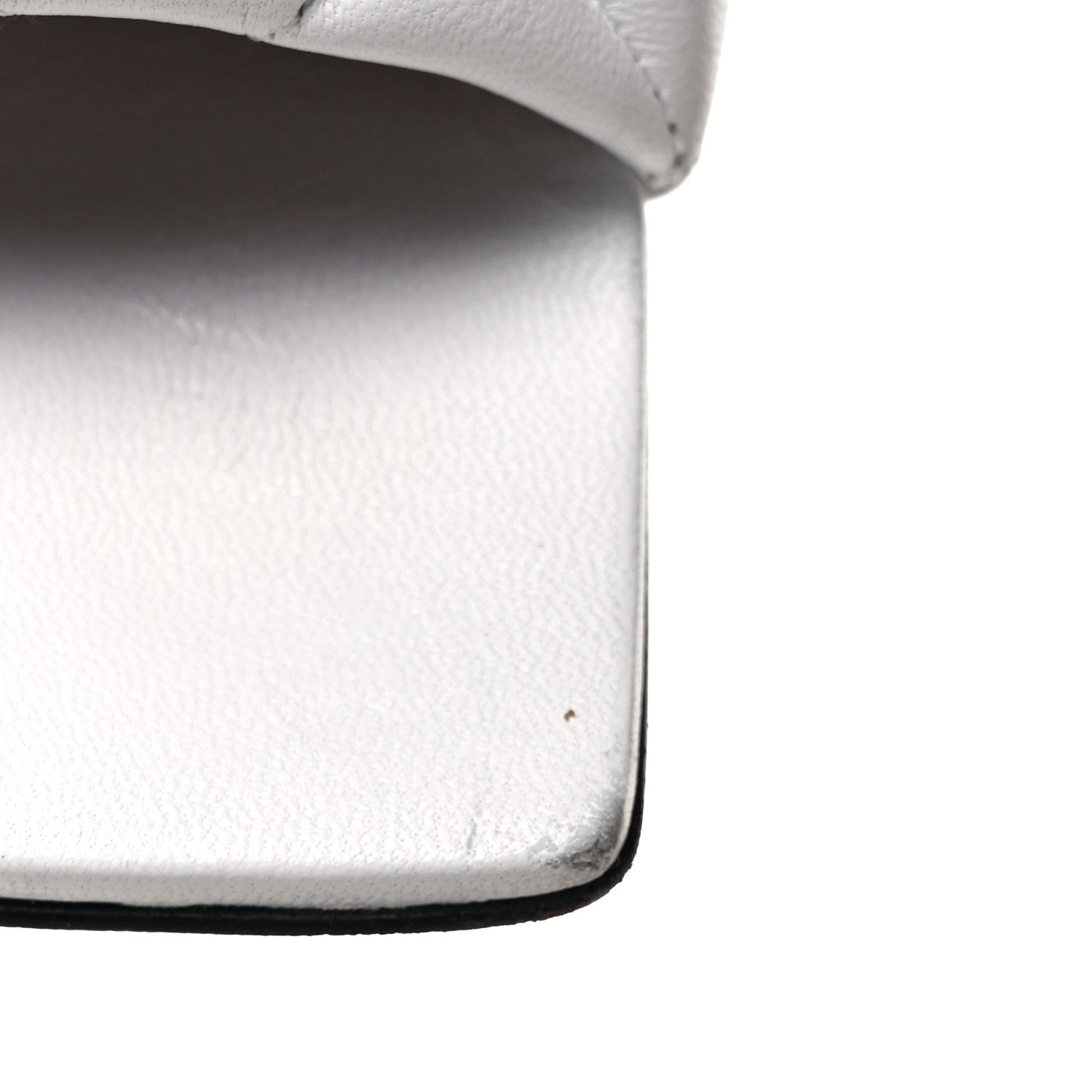 Bottega Veneta Nappa Matelasse Padded Flat Sandals 38 Optic White 8 of 11