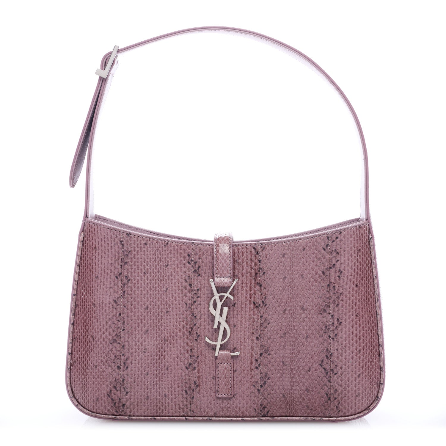 Saint Laurent Lacquer Ayers Le 5 A 7 Hobo Rose Brown 1282183