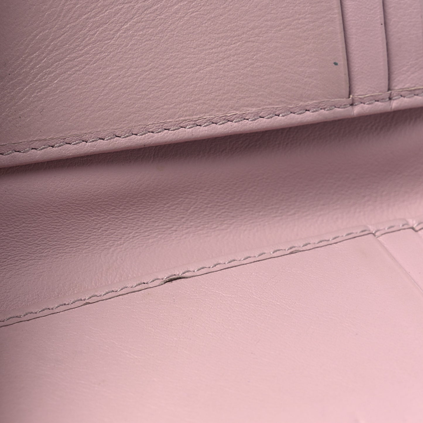 Patent Cannage Lady Dior Eden Wallet Rose Clair