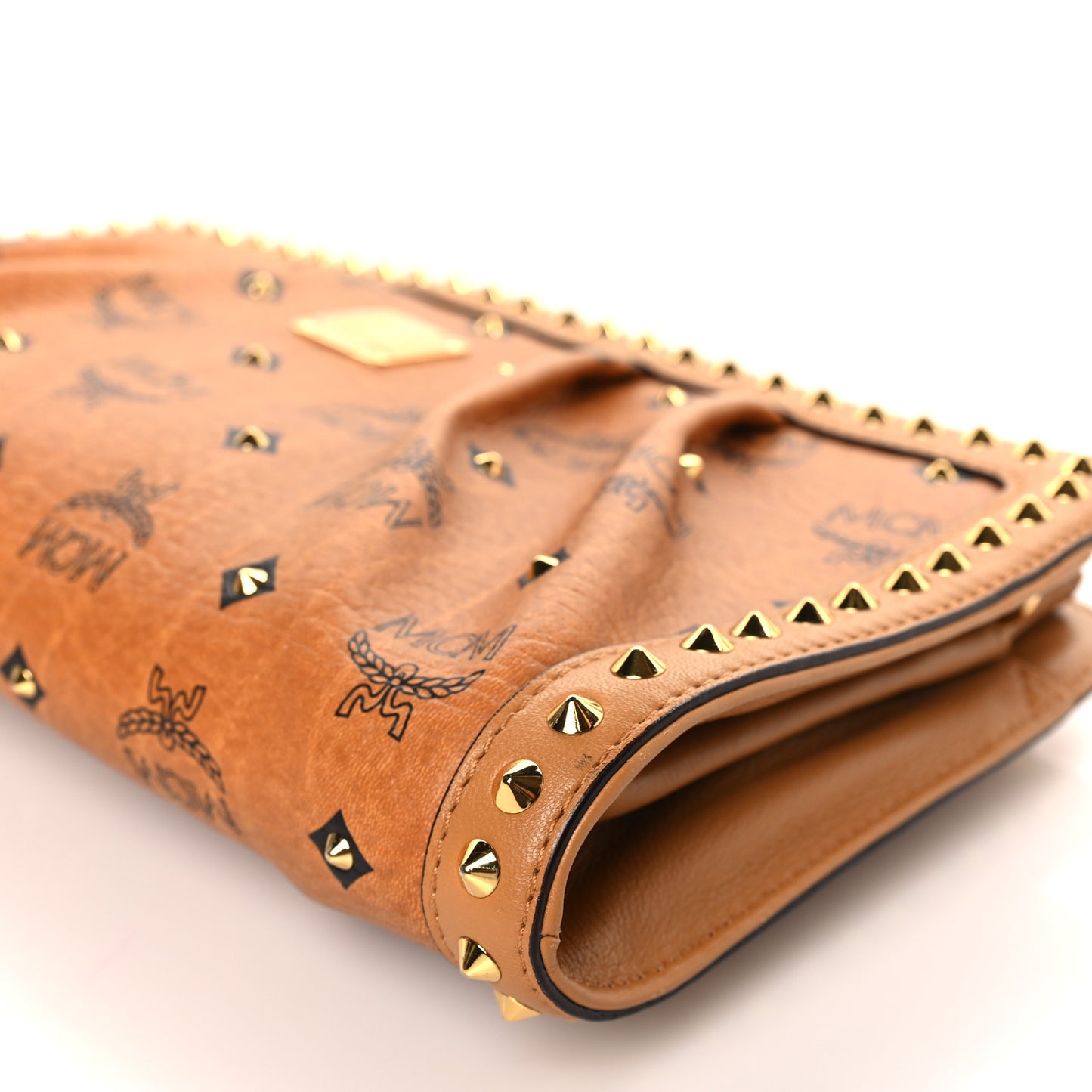 Visetos Studded Crossbody Cognac