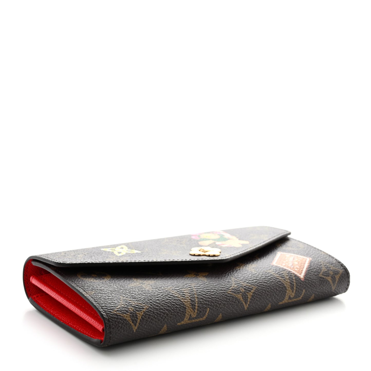 Monogram Candy Factory Sarah Wallet Candy Red