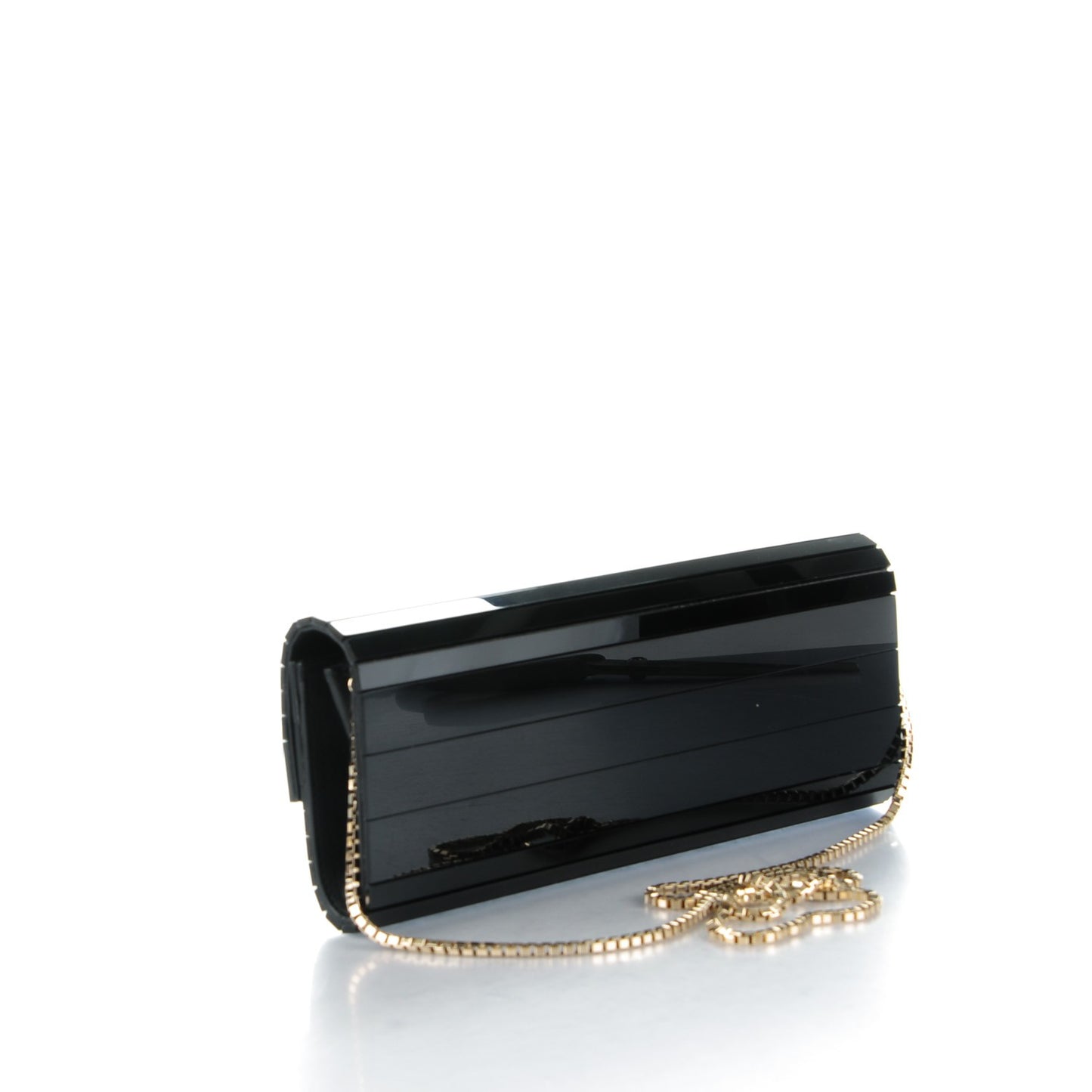 Acrylic Sweetie Clutch Black