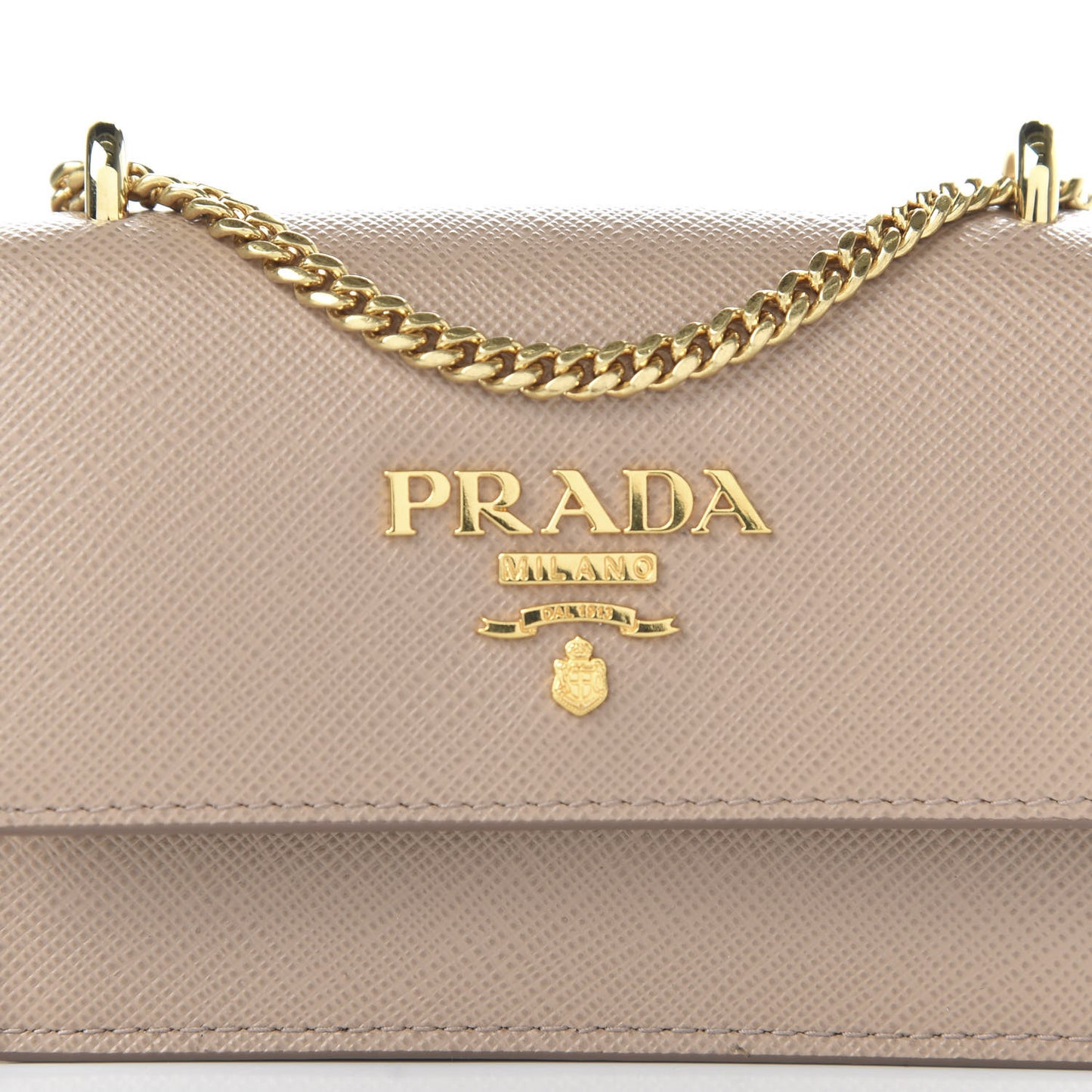 Saffiano Card Holder With Chain Cammeo