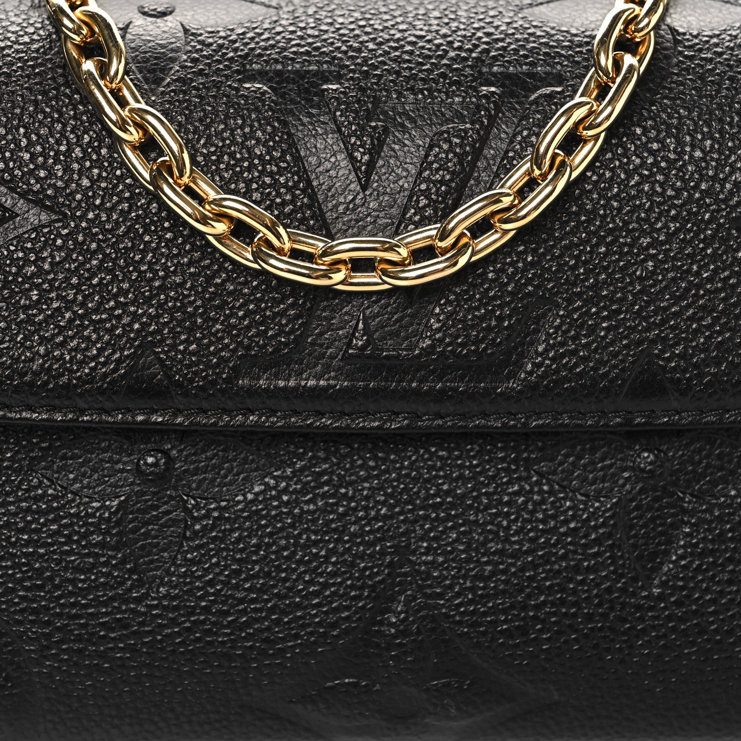 Louis Vuitton Empreinte Monogram Giant Ivy Wallet On Chain Black 7 of 10
