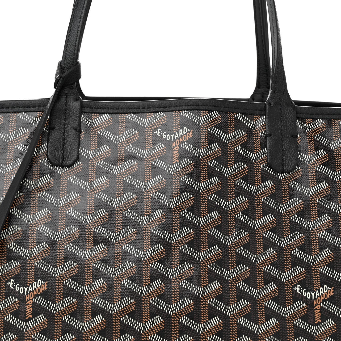 Goyardine Reversible Anjou PM Black