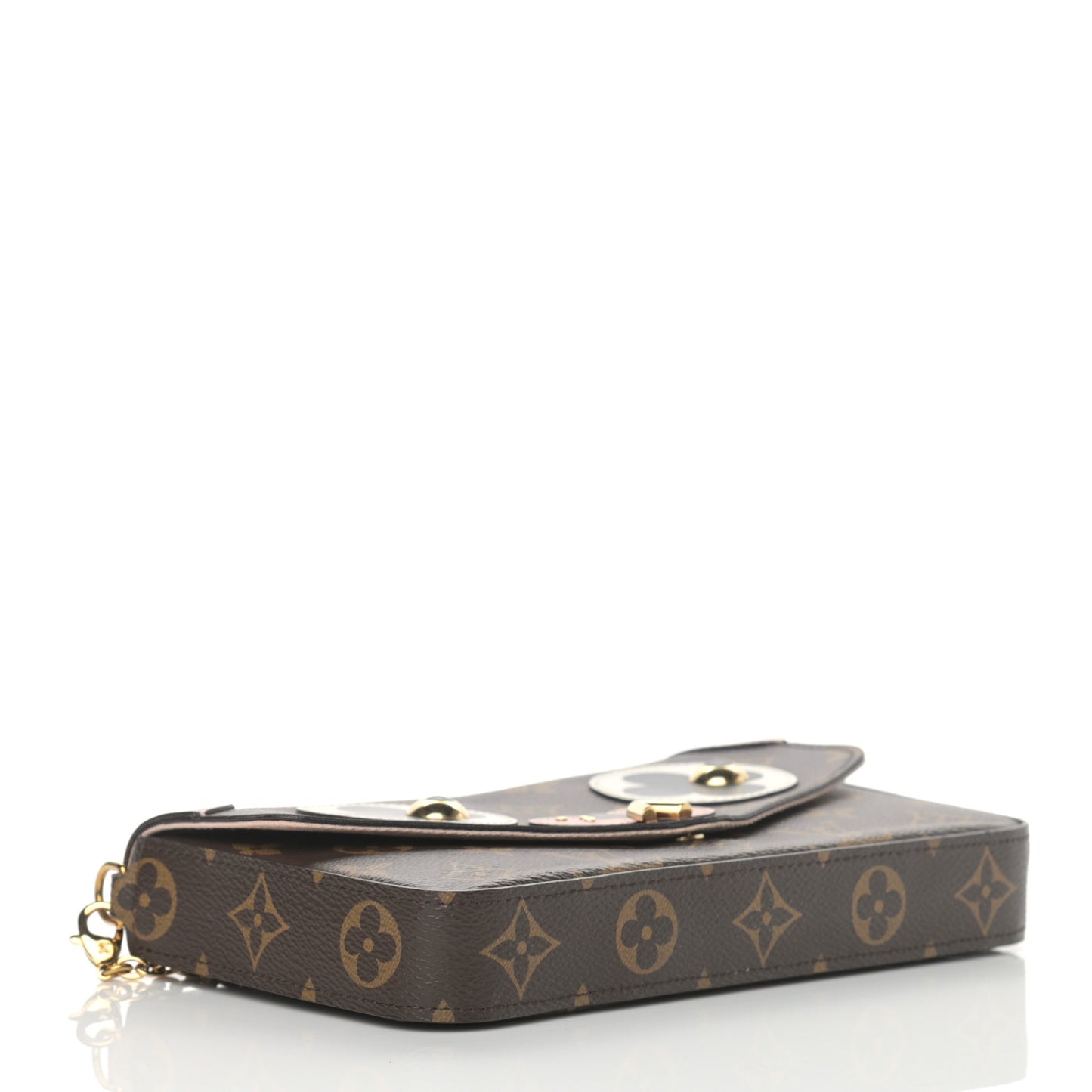 Monogram Valentine Dog Pochette Felicie Chain Wallet
