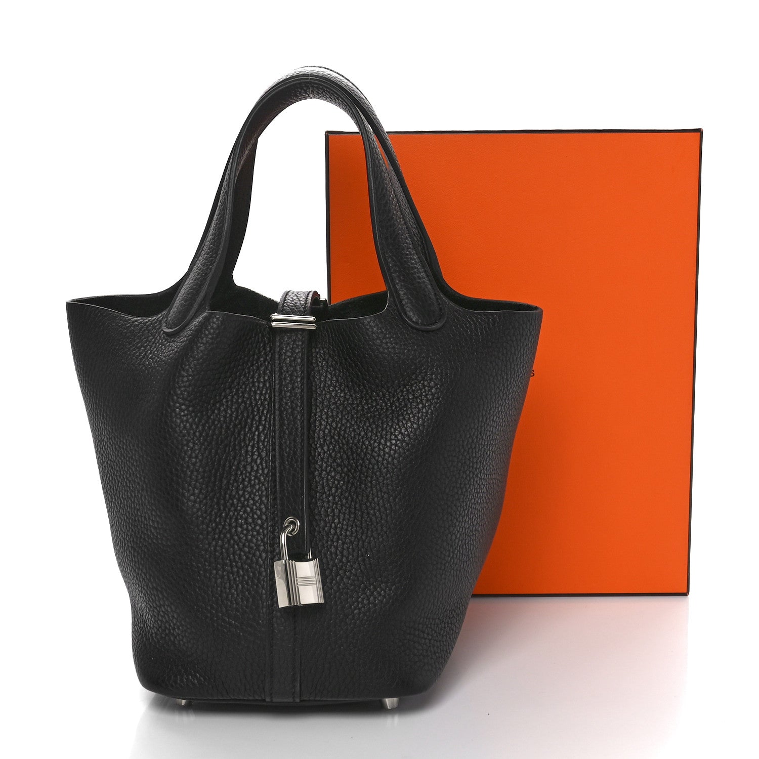Hermes Taurillon Clemence Picotin Lock 18 PM  Black 11 of 11