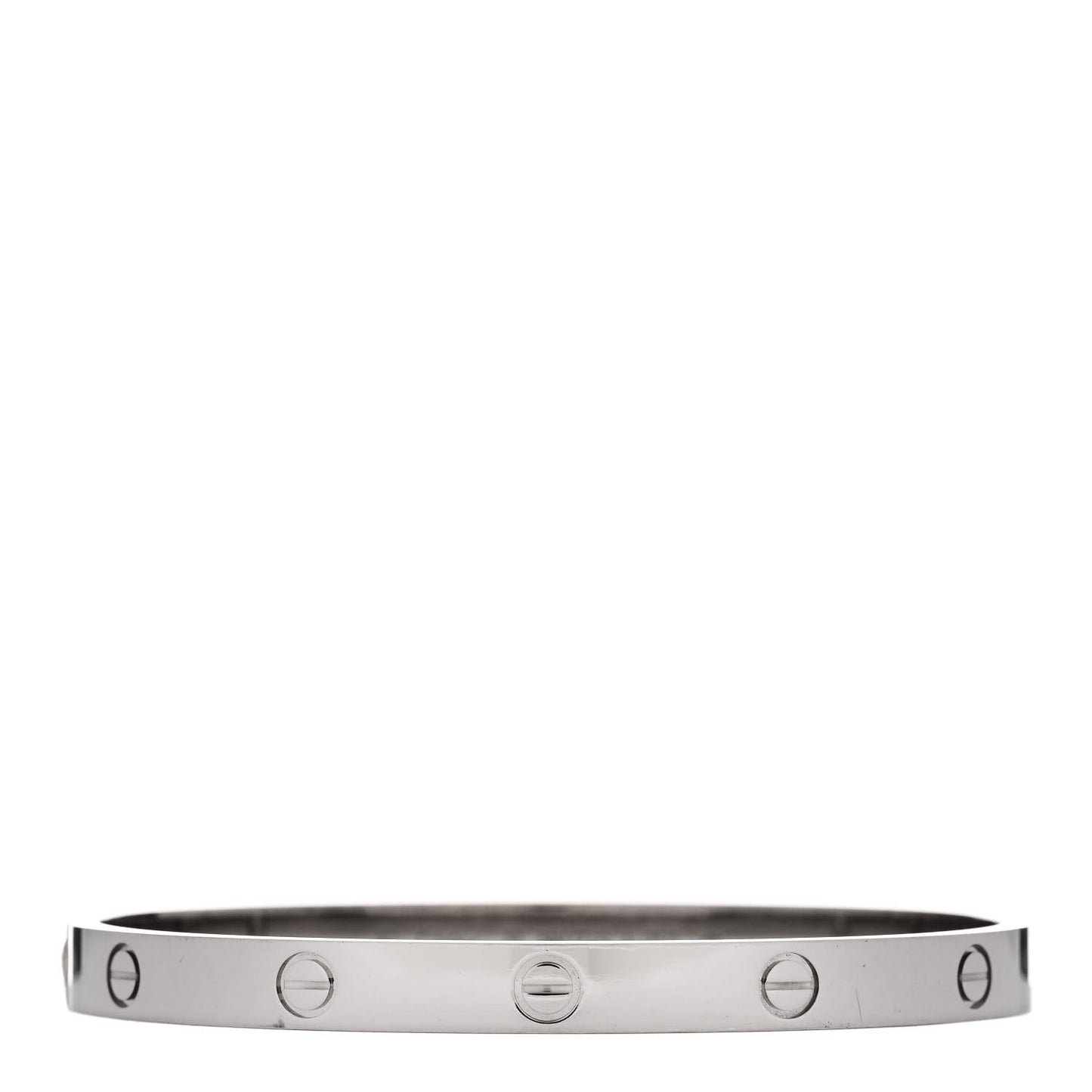 18K White Gold LOVE Bracelet 19
