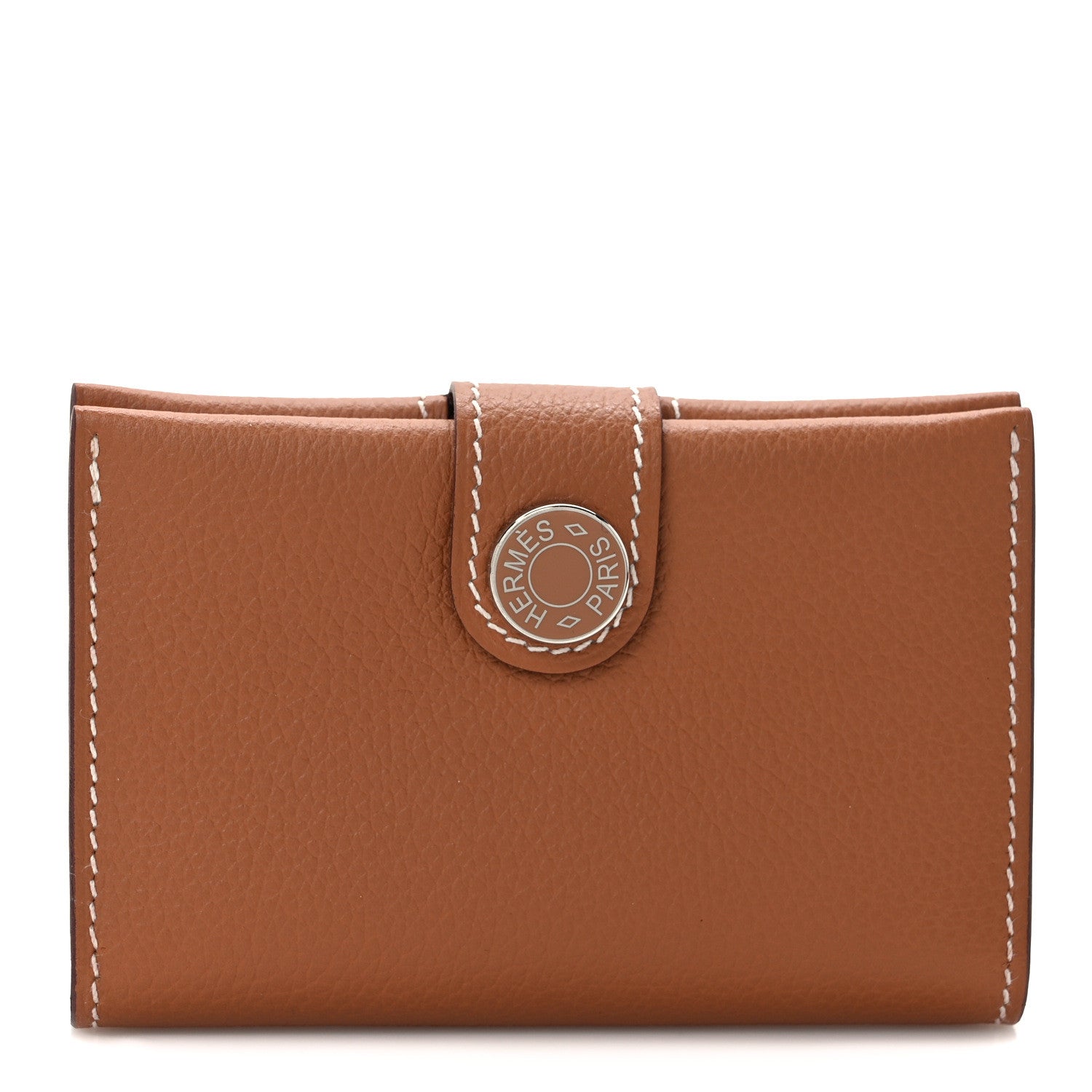 Hermes Evercolor RMS Card Holder Gold 1 of 9