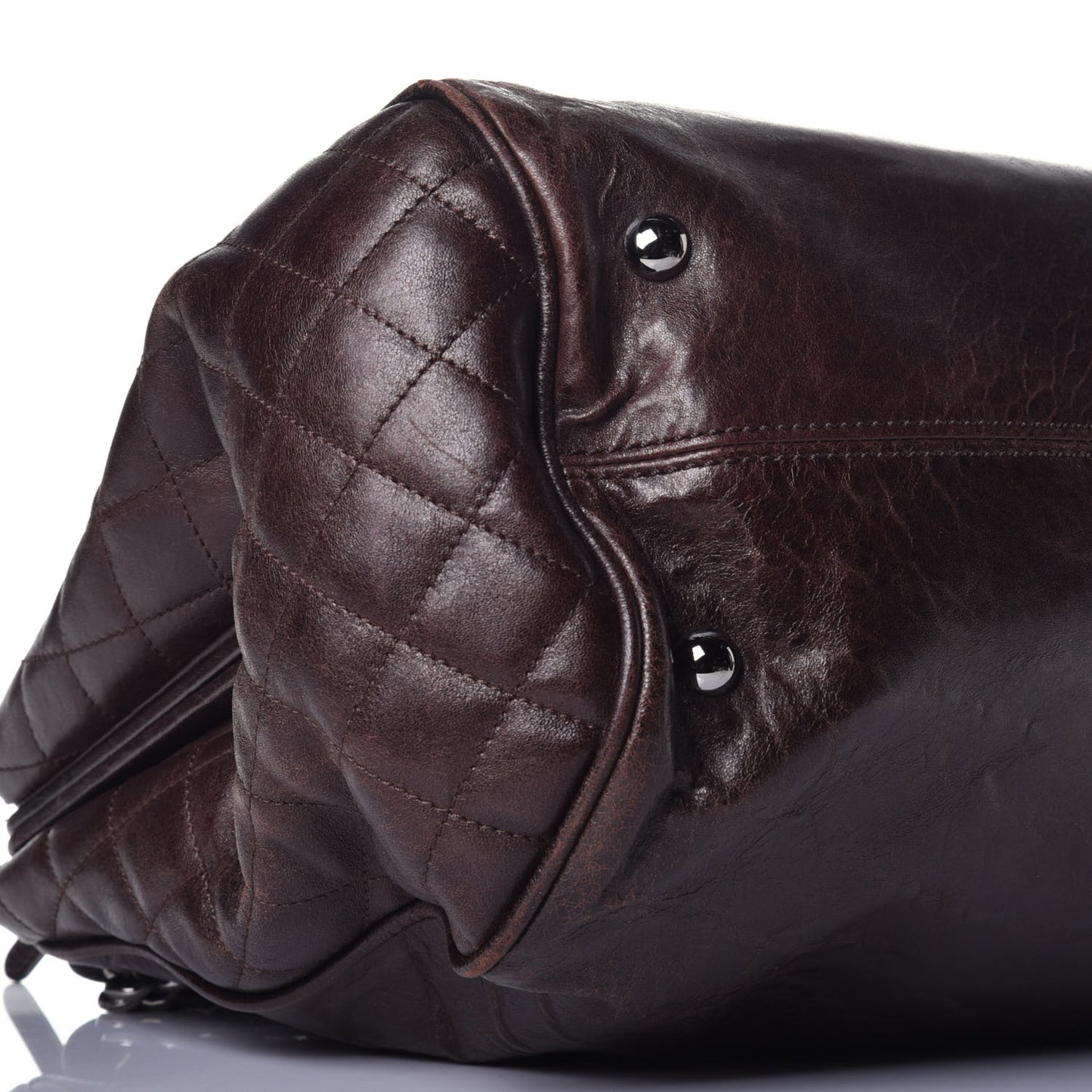 Calfskin Medium Perfect Day Tote Dark Brown