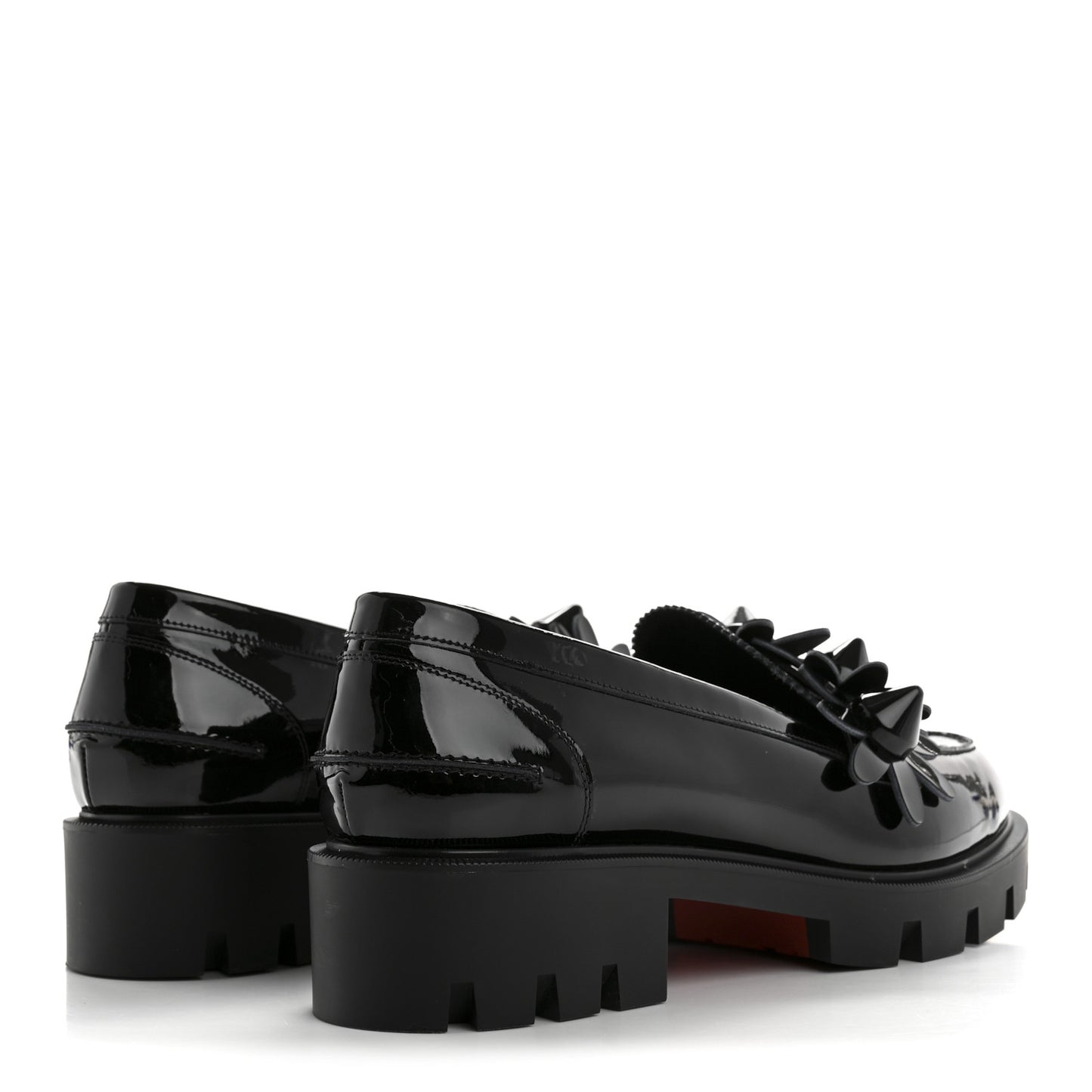 Patent Daisy Loafers 40.5 Black