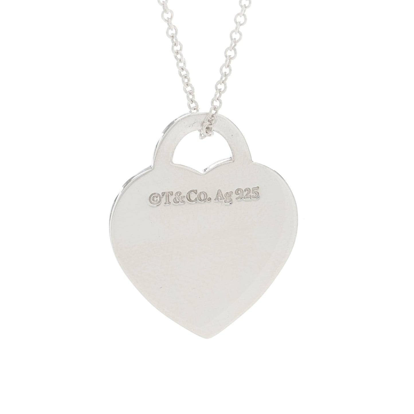 Sterling Silver Small Return to Tiffany Heart Pendant Necklace