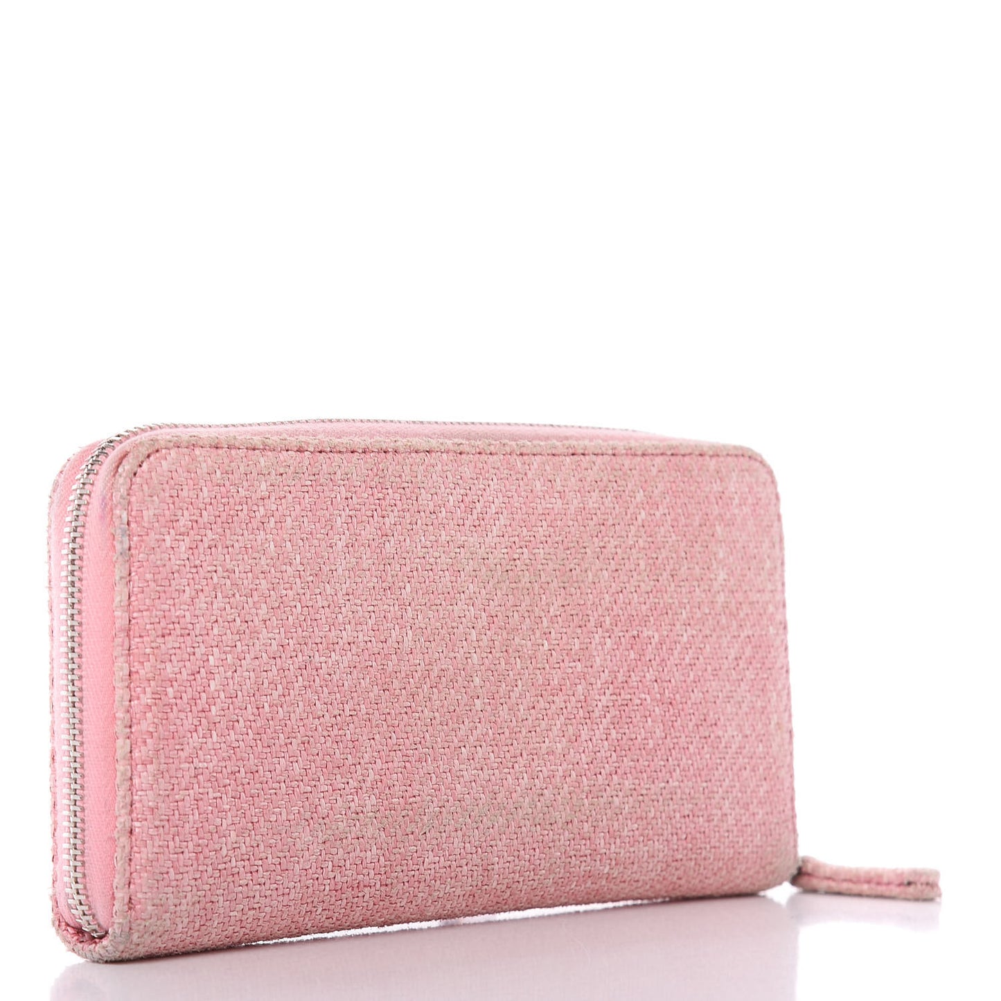 Canvas Deauville Large Zip Around Wallet Pink