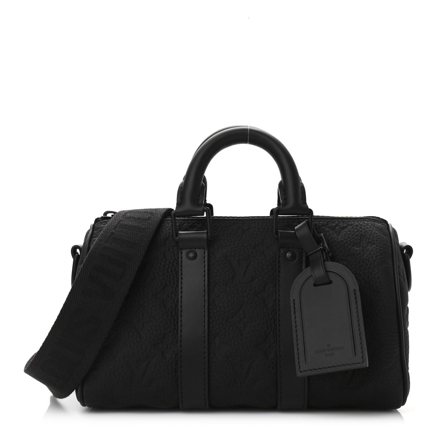 Monogram Taurillon Keepall Bandouliere 25 Black