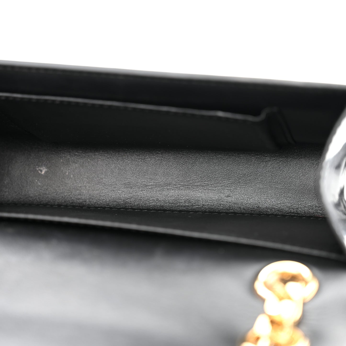 Calfskin 3.5 Mini Chain Bag Black