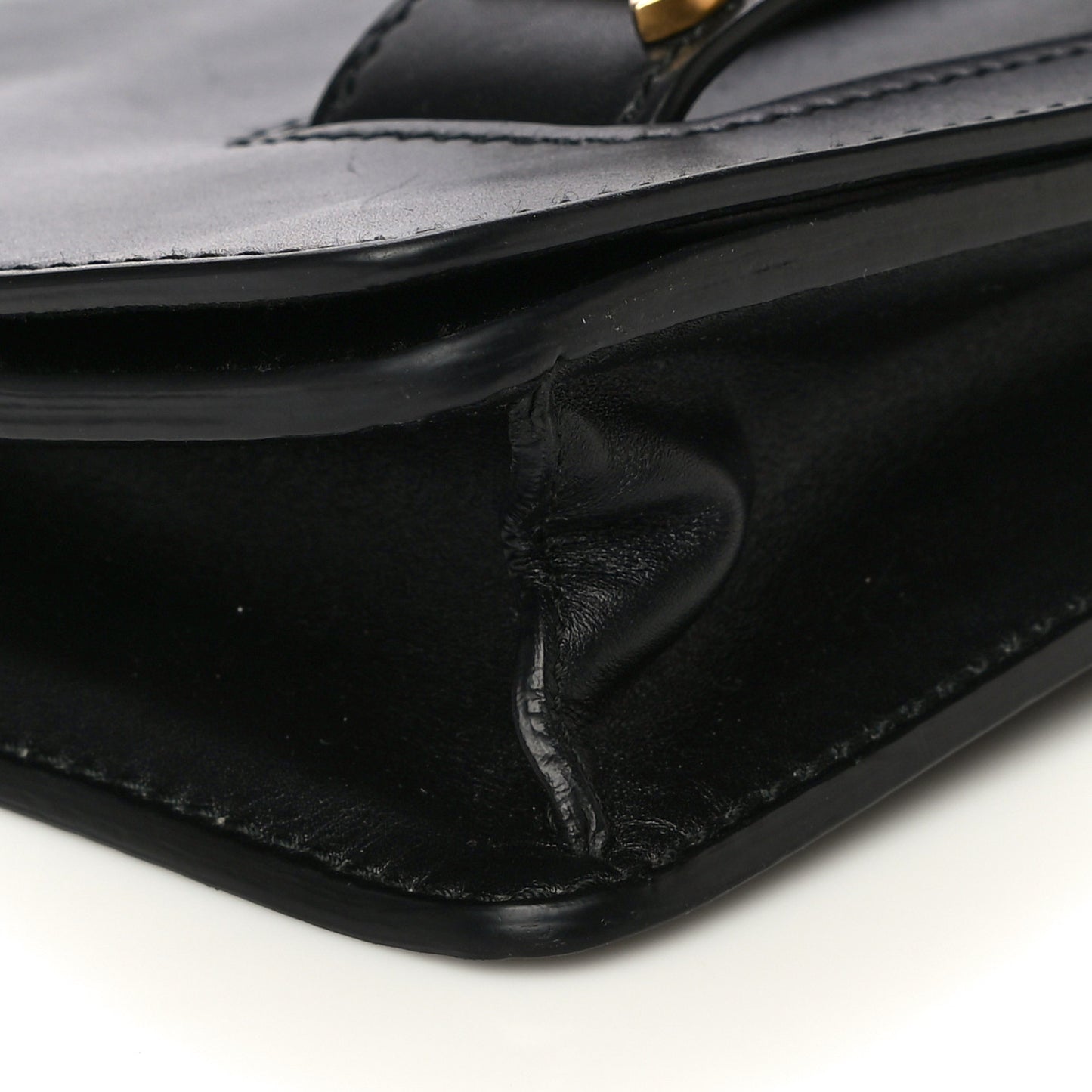 Calfskin J'Adior Chain Flap Bag Black