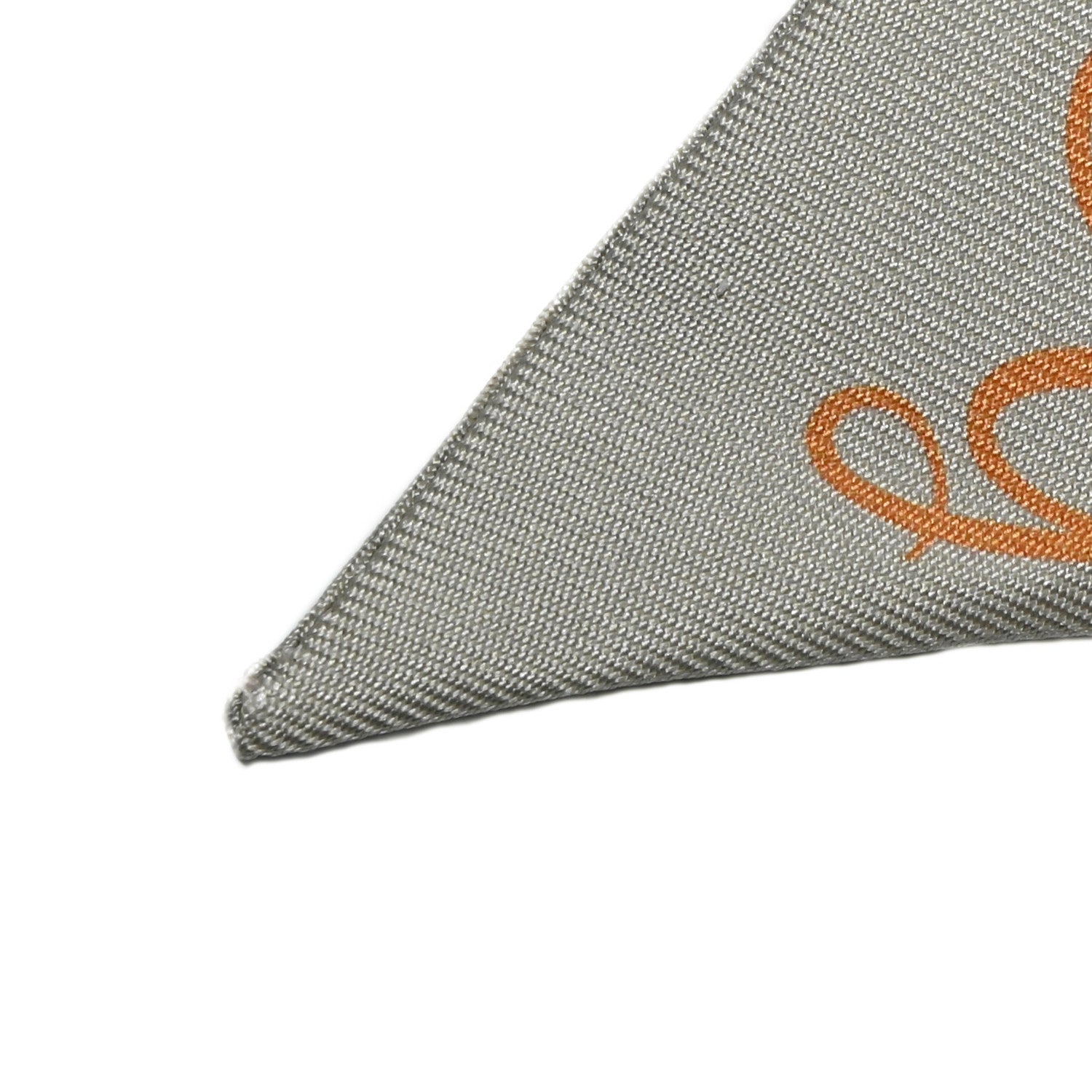 Hermes Silk Parade CG Twilly Gris Perle Vert Jaune 11 of 11