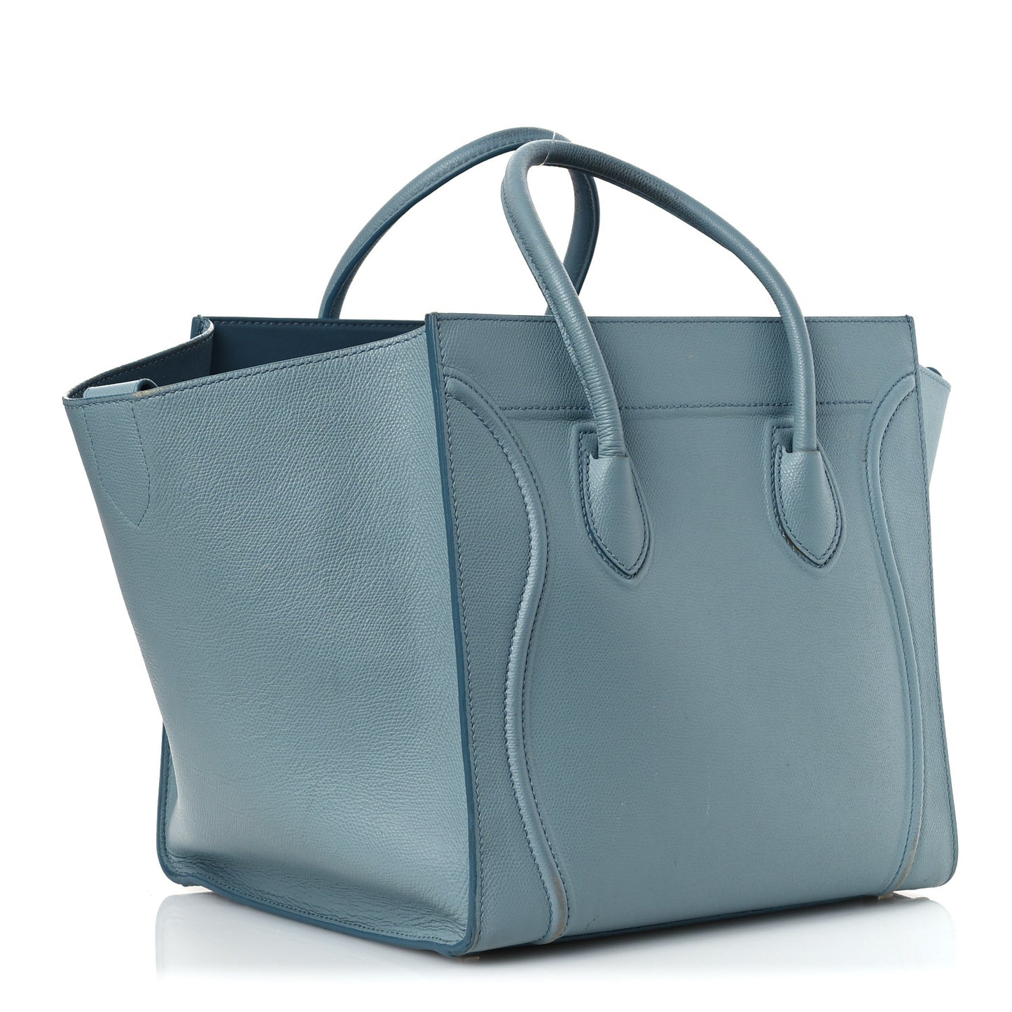 Supple Calfskin Medium Phantom Luggage Slate Blue