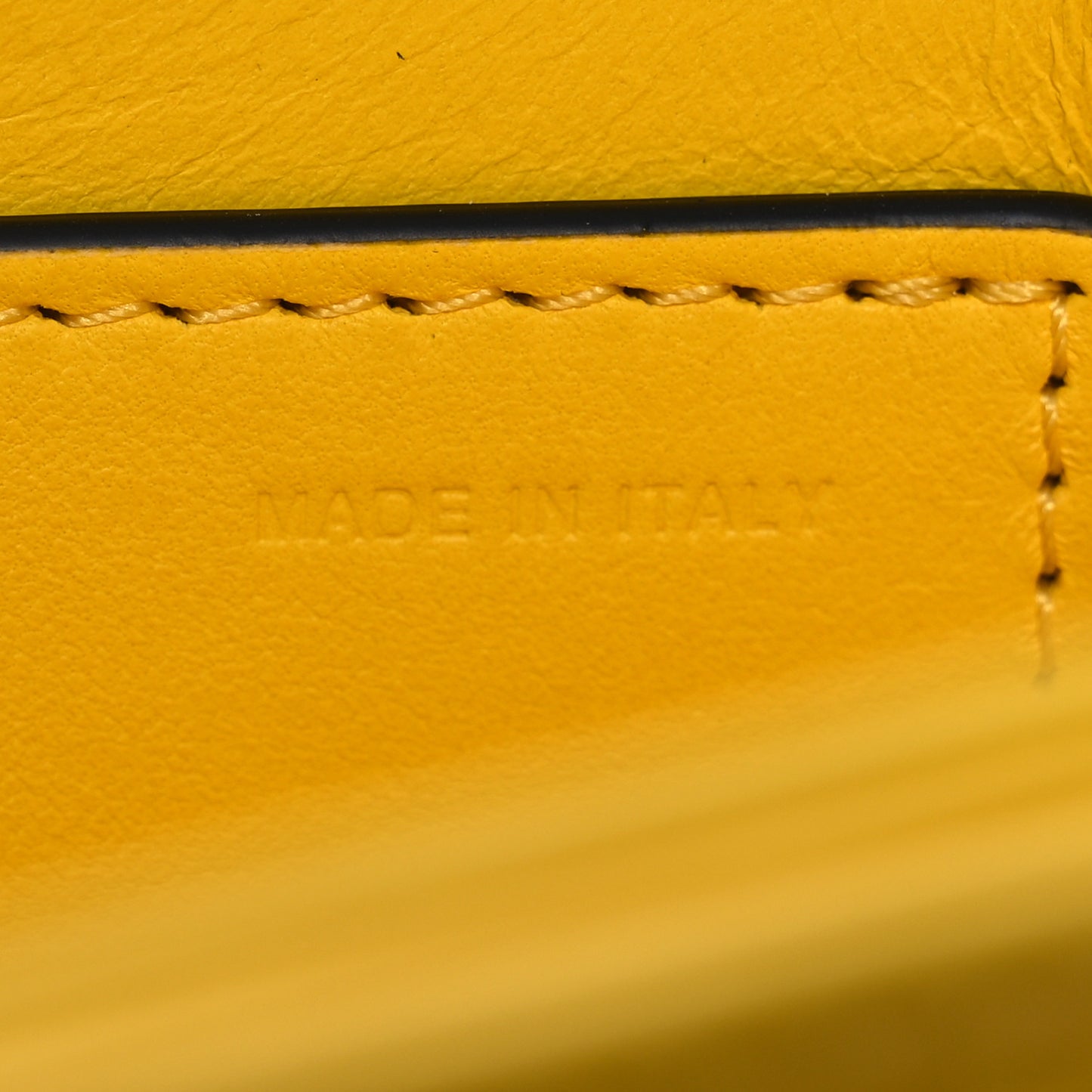 Nappa One Stud Chain Clutch Yellow