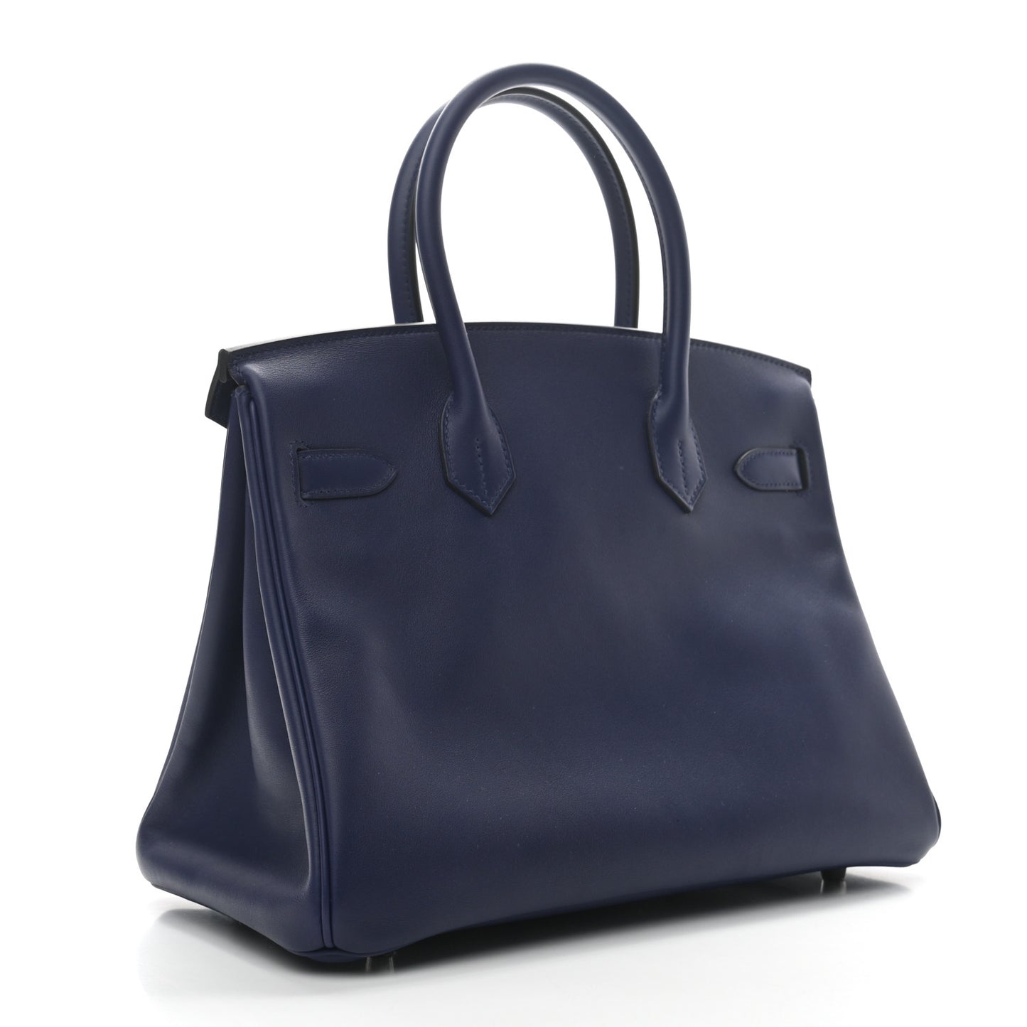 Swift Epsom Tressage Birkin 30 Bleu Encre Bleu Du Nord Gold