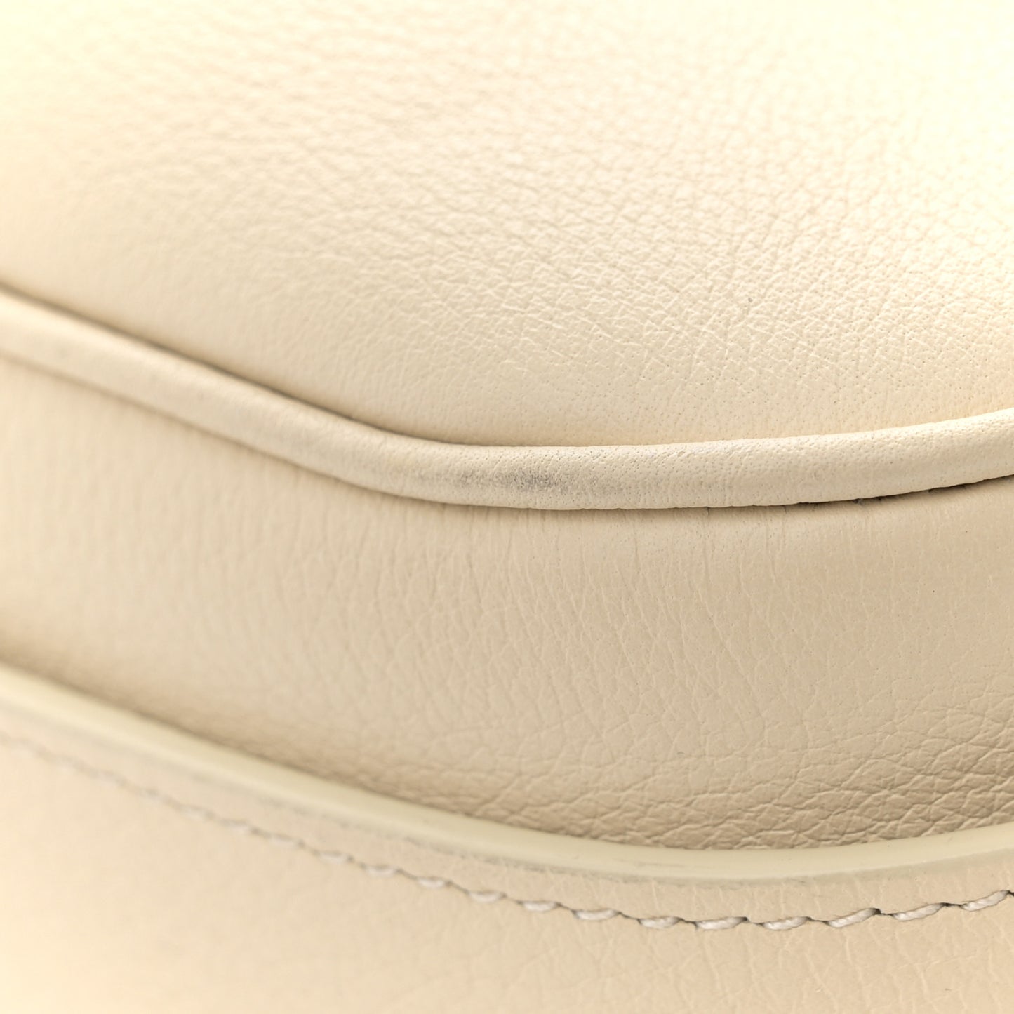 Supple Calfskin Large Romy Shoulder Bag Limestone