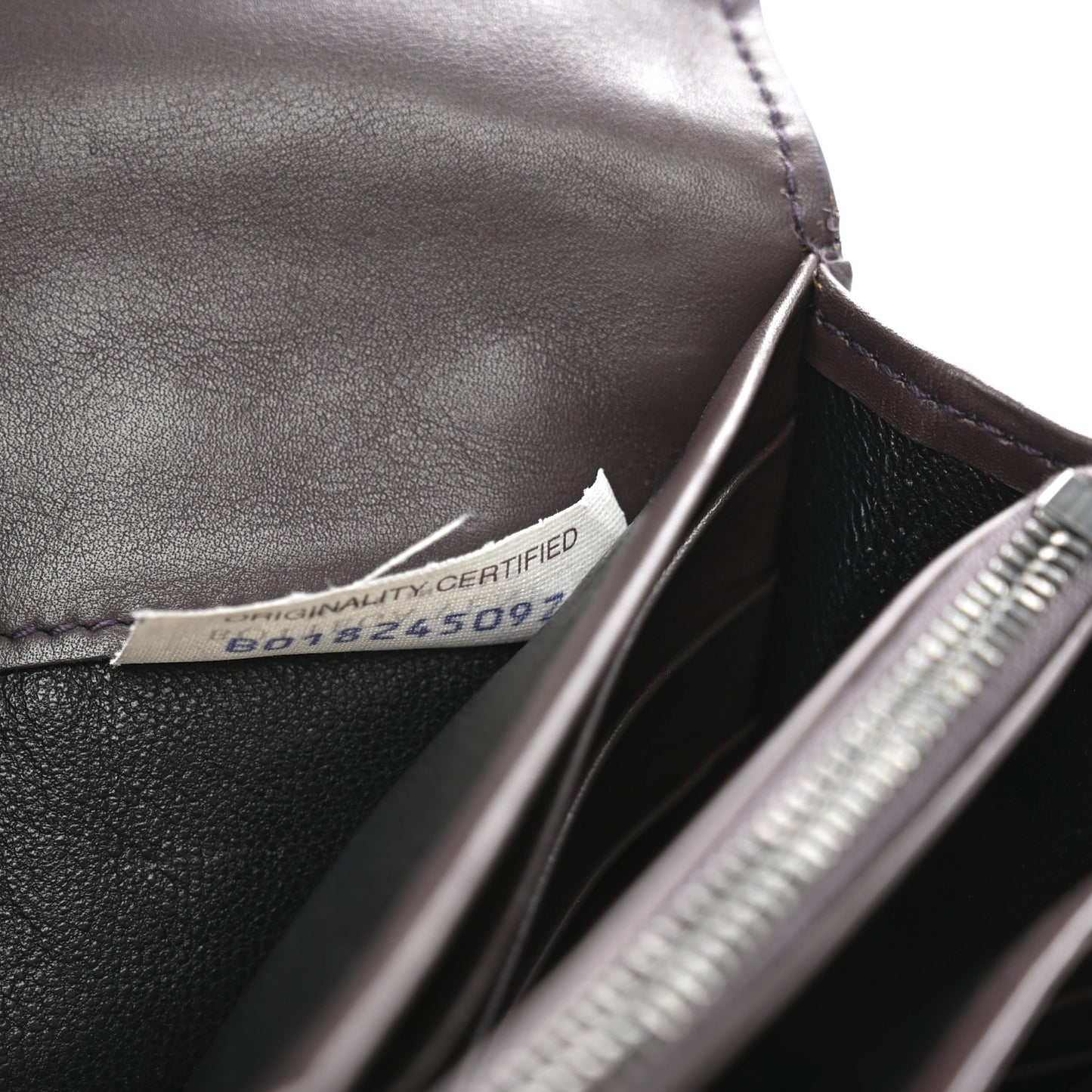 Nappa Intrecciato Continental Flap Wallet Opera