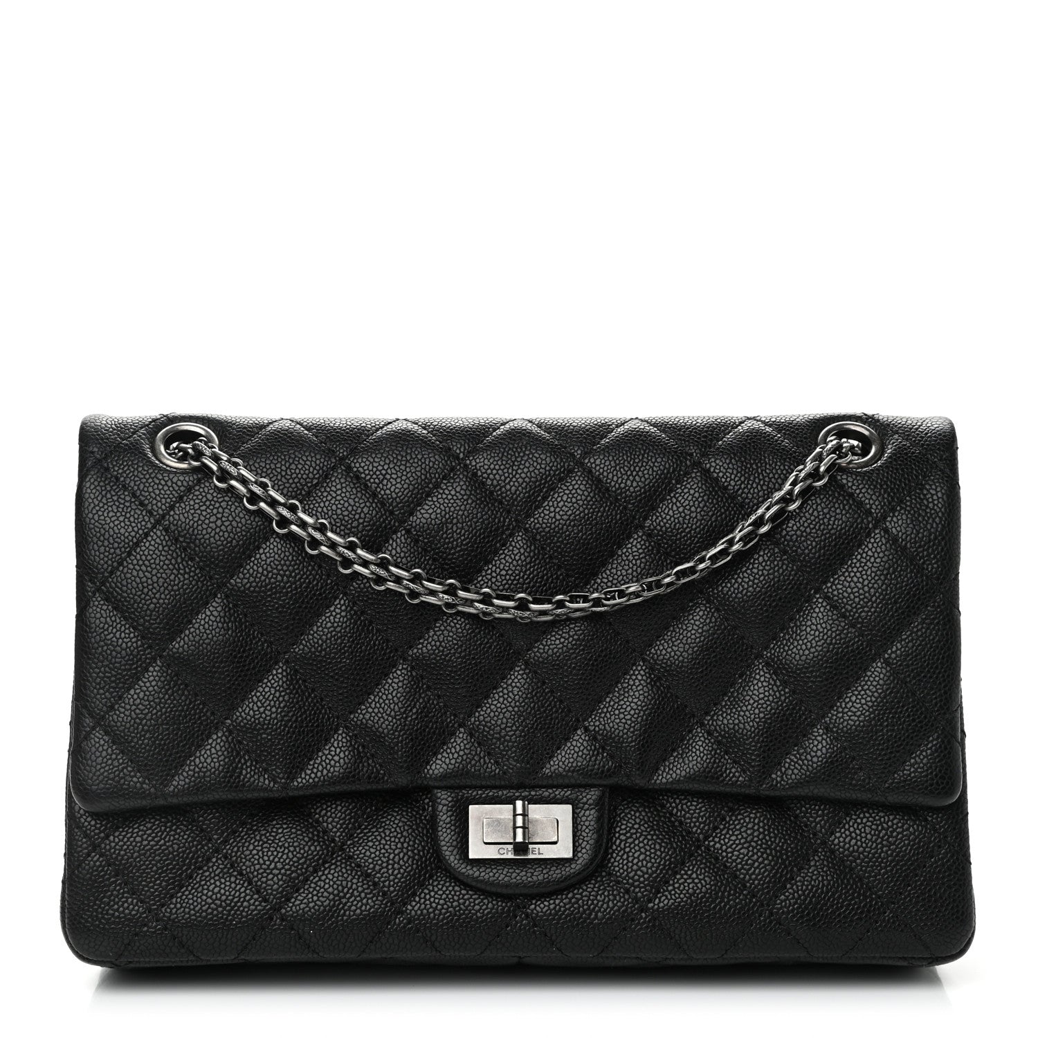 Chanel Caviar Quilted 2.55 Reissue 226 Flap Black 1 of 12