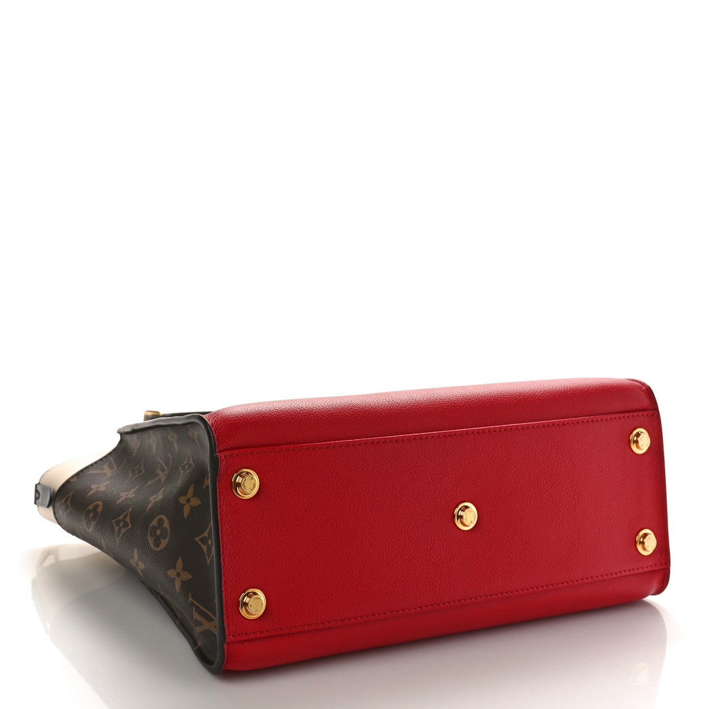 Calfskin Monogram On My Side Pirate Red