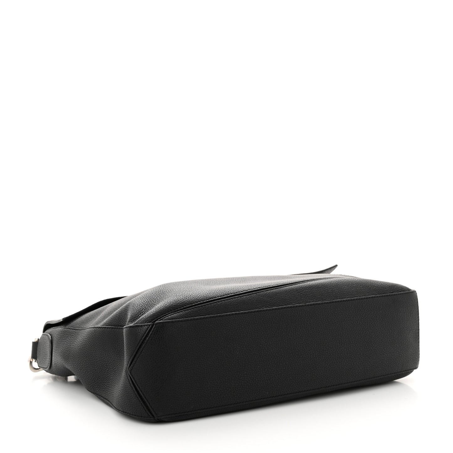 Calfskin Puzzle Messenger Bag Black