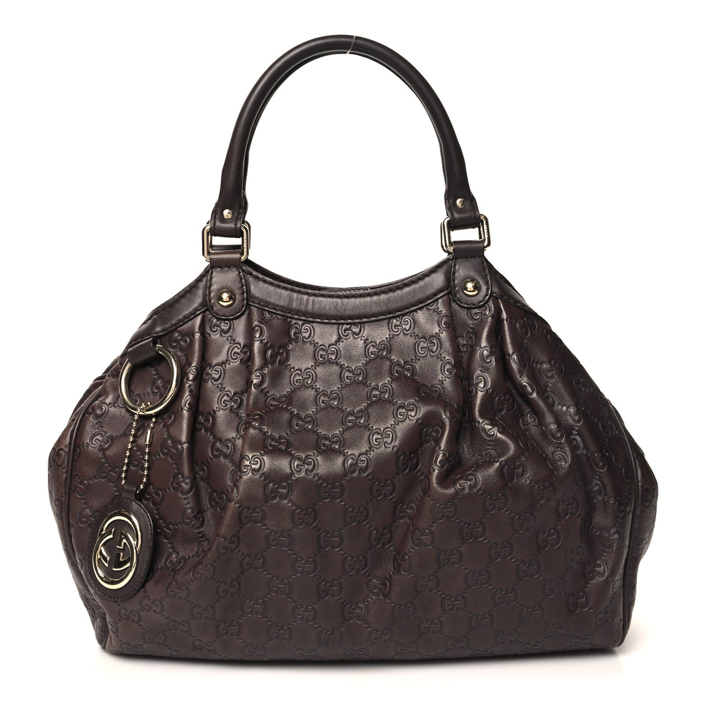 Guccissima Medium Sukey Tote Brown