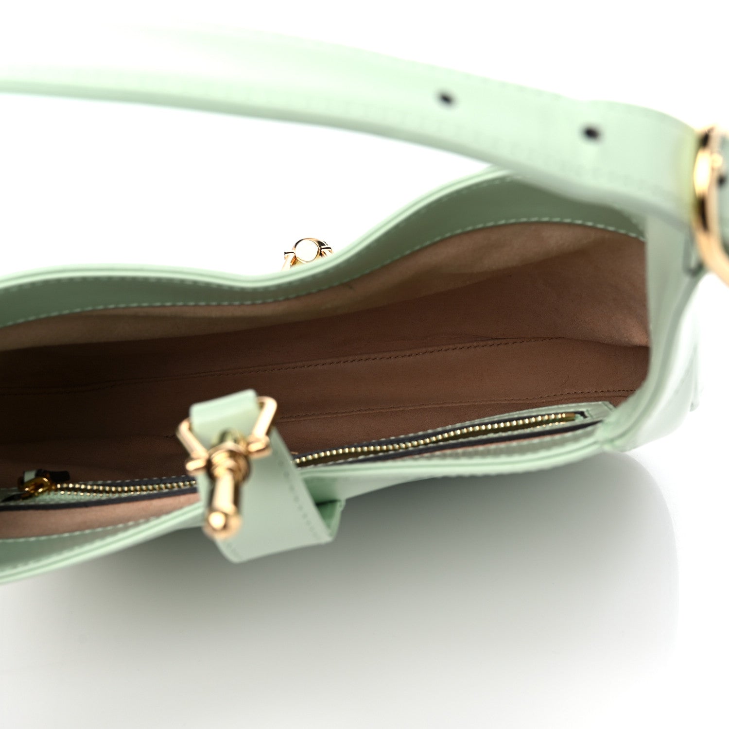 Gucci Boarded Dyana Lux Calfskin Small Jackie 1961 Hobo Tropical Sage 5 of 8