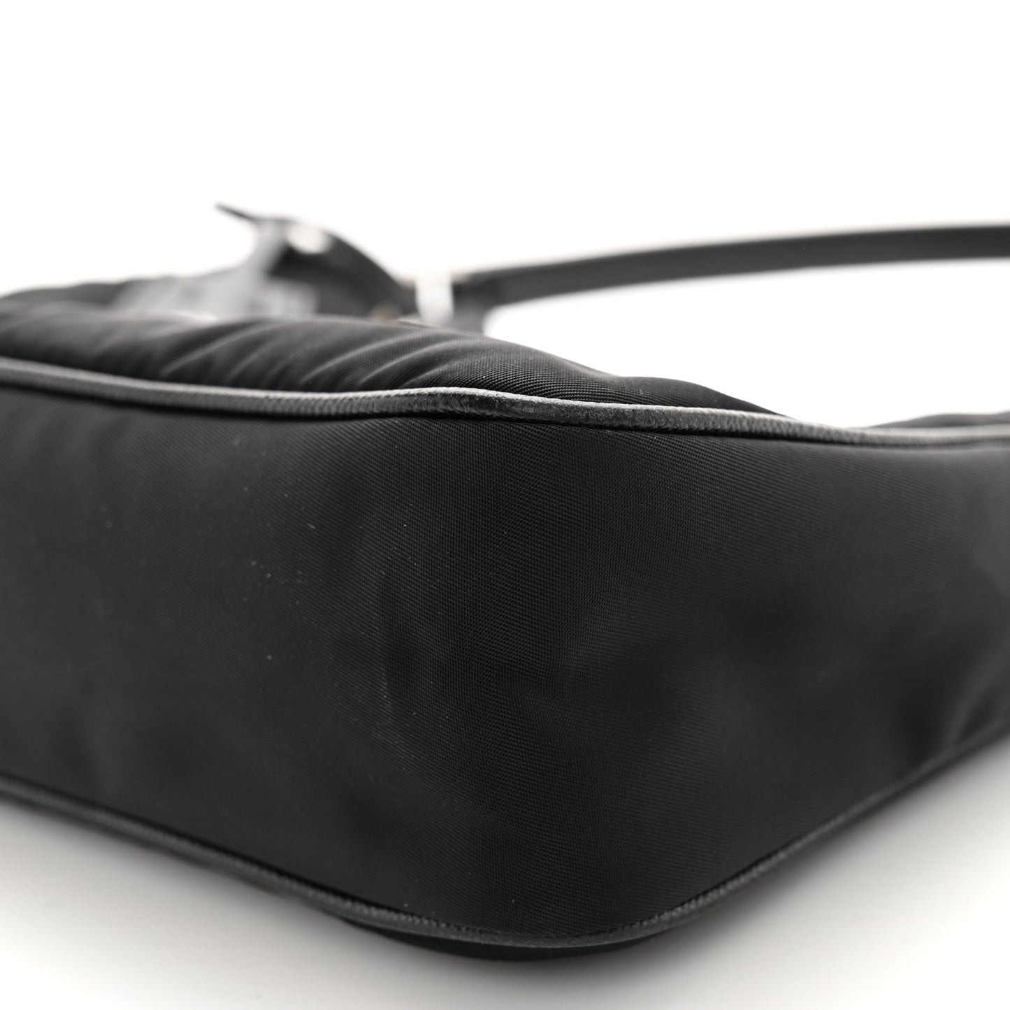 Tessuto Nylon Saffiano Mini Re-Edition 2005 Bag Black