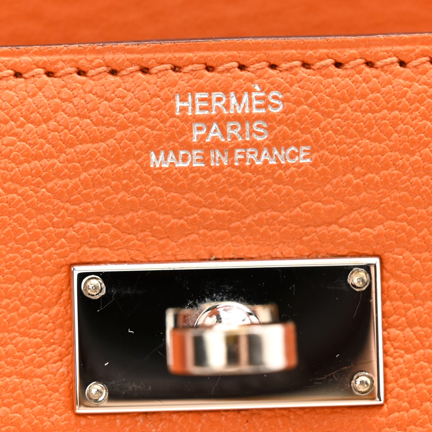 Chevre Mysore Kelly Longue Wallet Orange