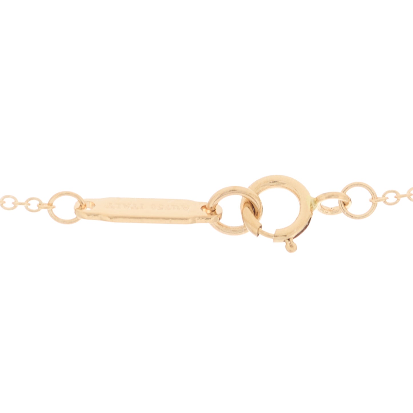 18K Rose Gold Diamond Small Atlas Open Pave Pendant Necklace