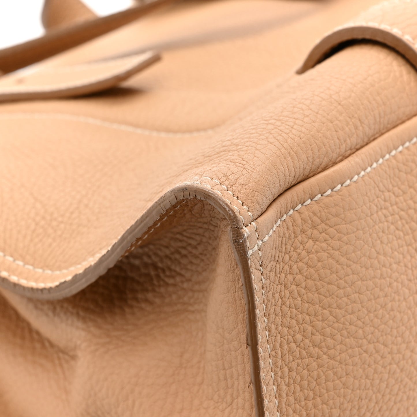 Vitello Daino Shoulder Bag Sughero