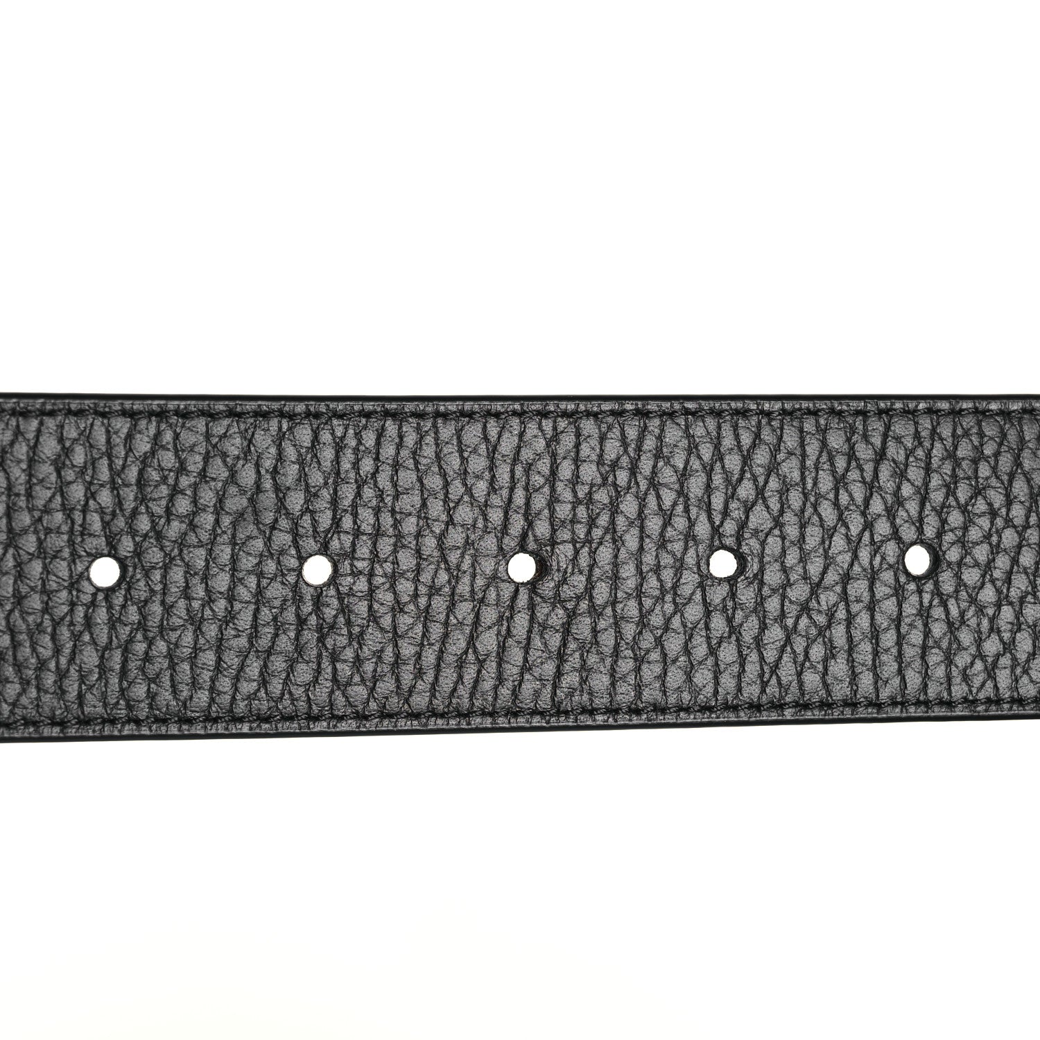Louis Vuitton Calfskin 40mm Damier LV Reversible Belt 90 36 Black Blue 4 of 9