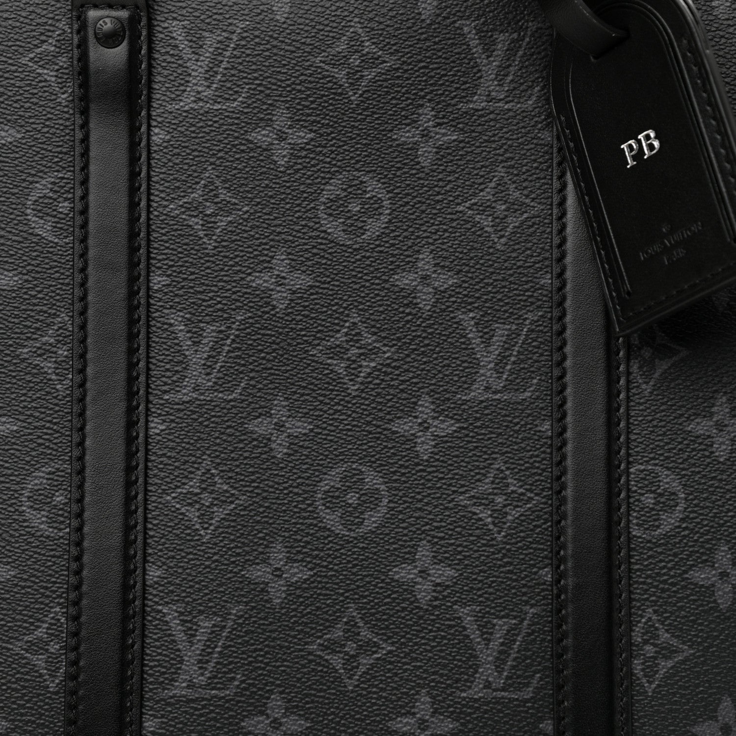 Louis Vuitton Monogram Eclipse Sac Plat Horizontal Zipper 7 of 12