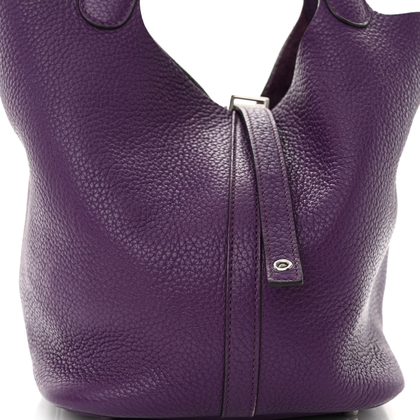 Taurillon Clemence Picotin Lock 22 MM Ultraviolet