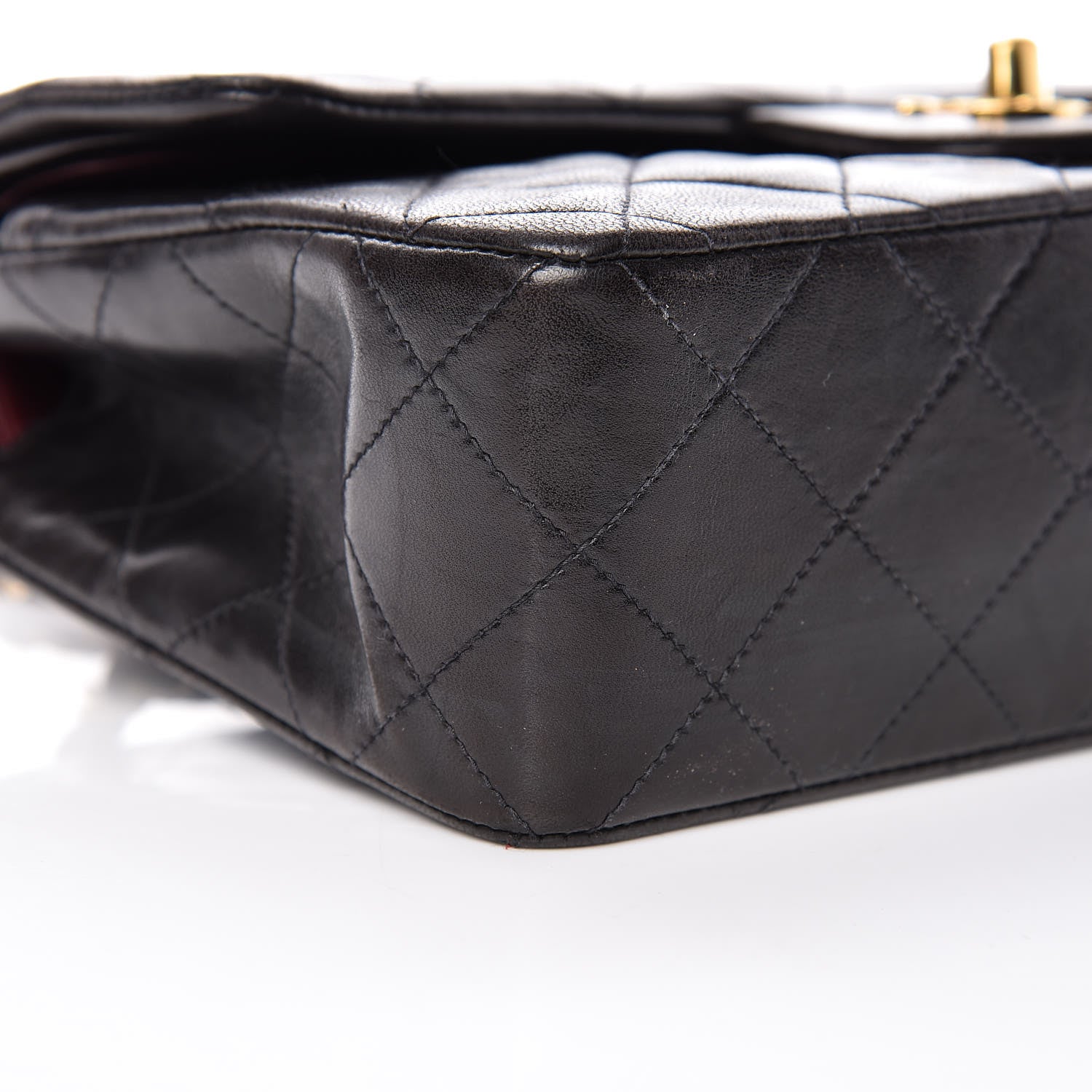 Chanel Lambskin Quilted Small Double Flap Black 6 of 16