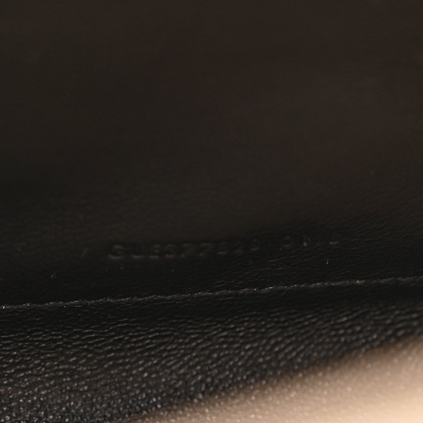 Grain De Poudre Matelasse Chevron Cassandre Chain Wallet Dark Beige