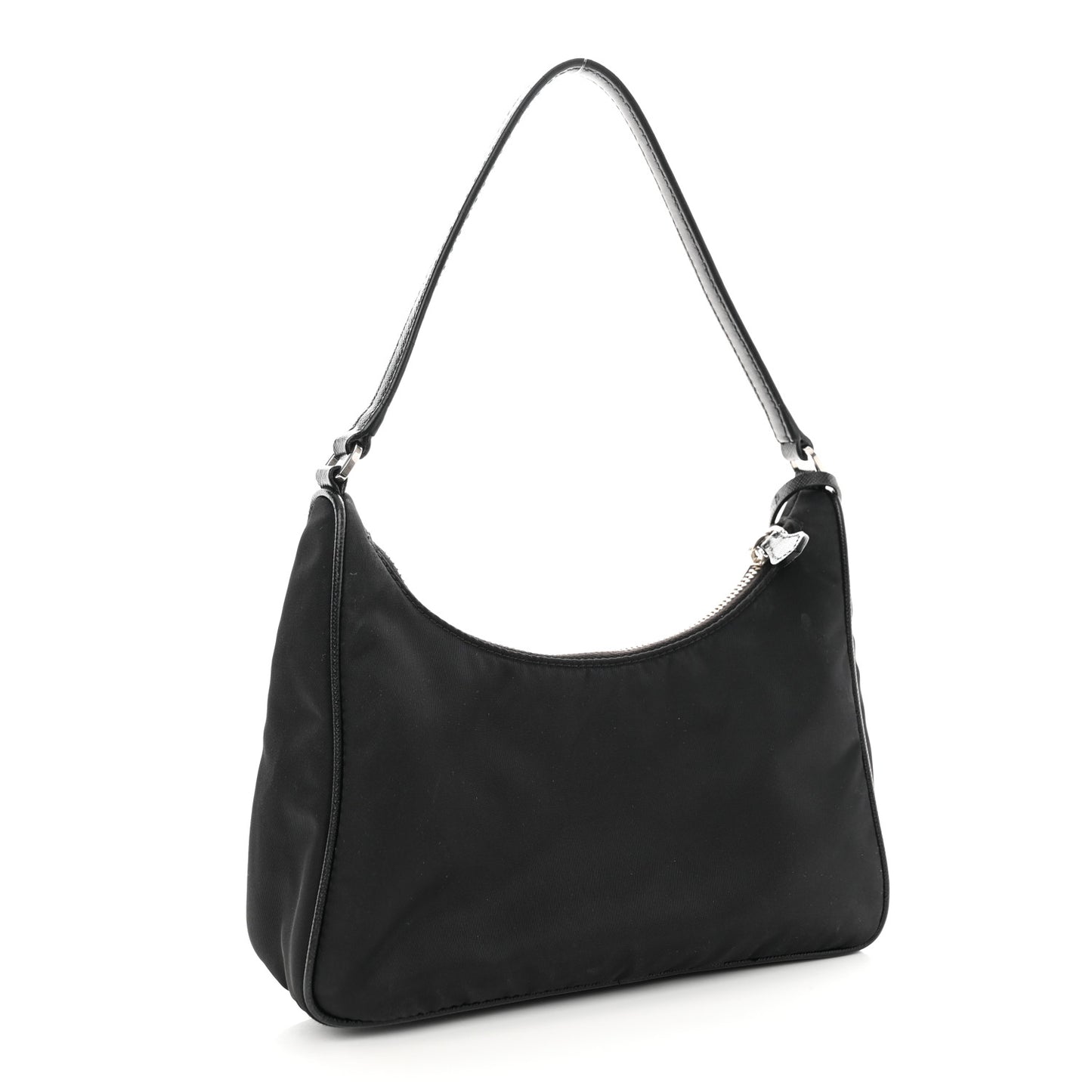 Tessuto Nylon Saffiano Mini Re-Edition 2005 Bag Black