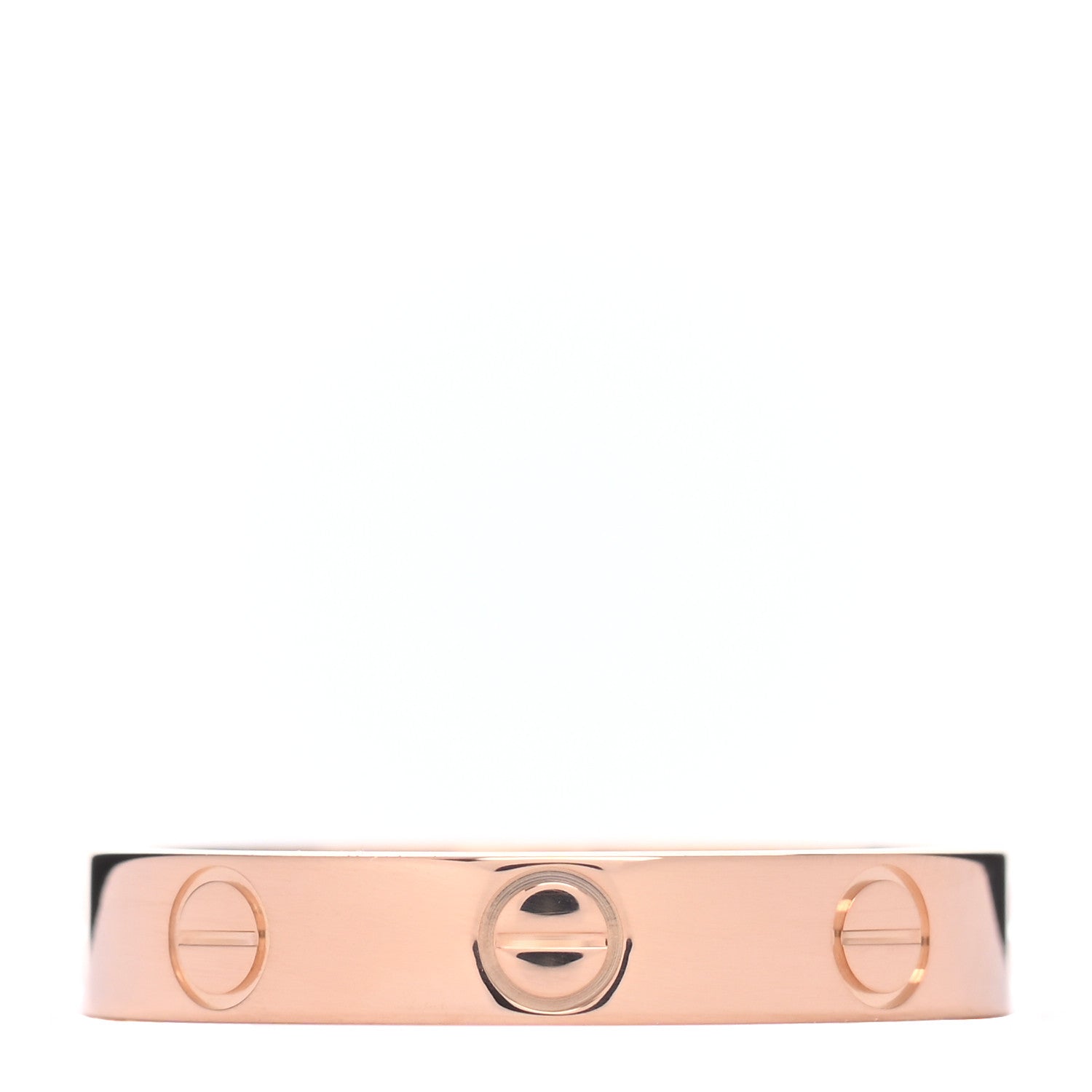 Cartier 18K Pink Gold 3.5mm LOVE Wedding Band Ring 53 6.5 3 of 5