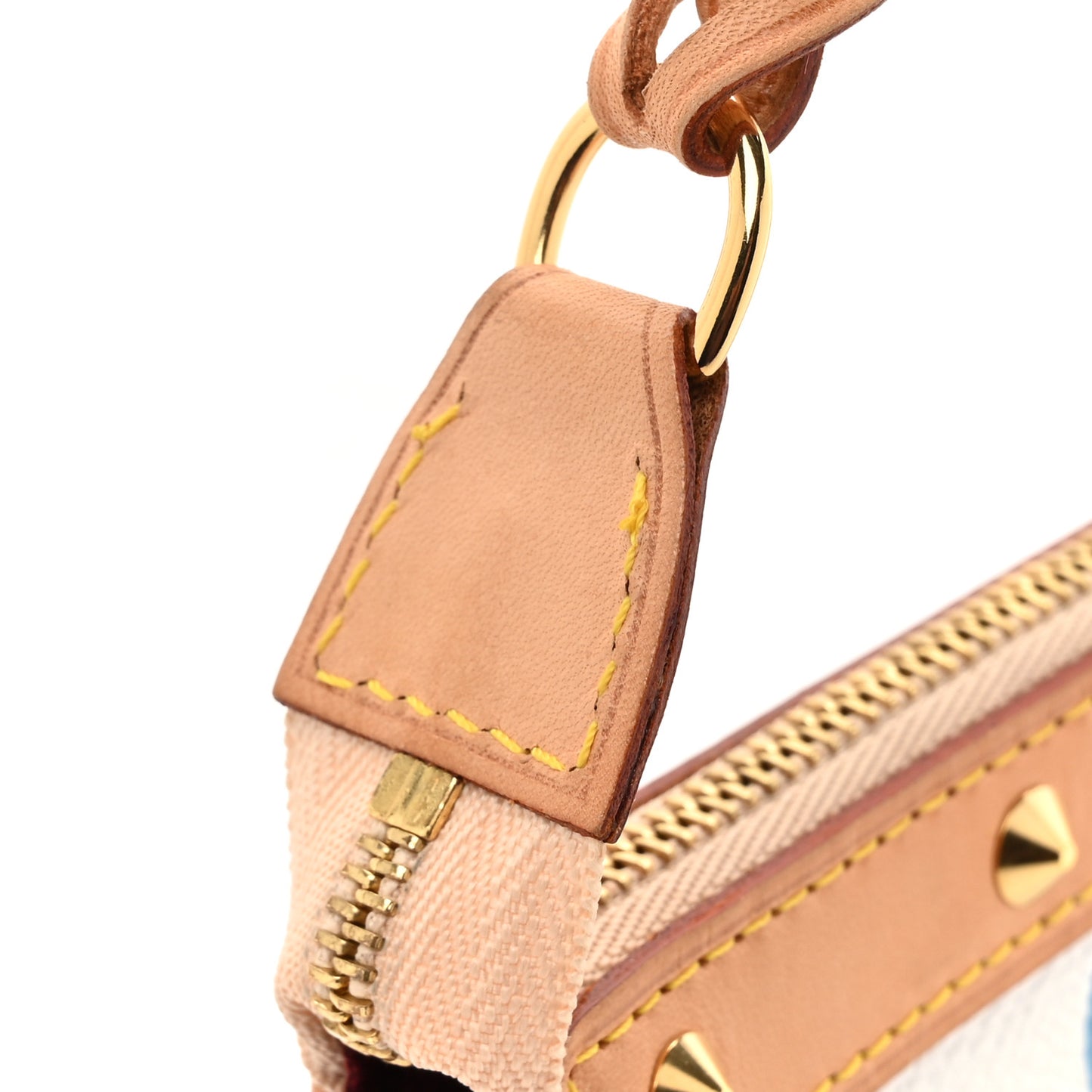 Monogram Multicolor Pochette Accessories White