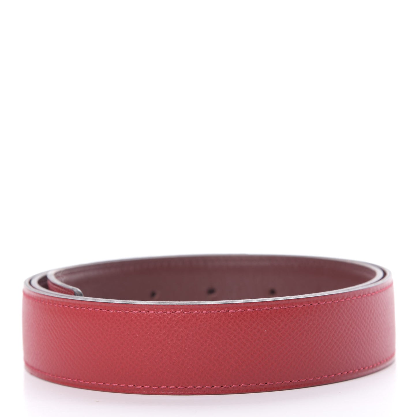 Epsom Swift 32mm Belt Strap 85 Rouge Casaque Rouge H