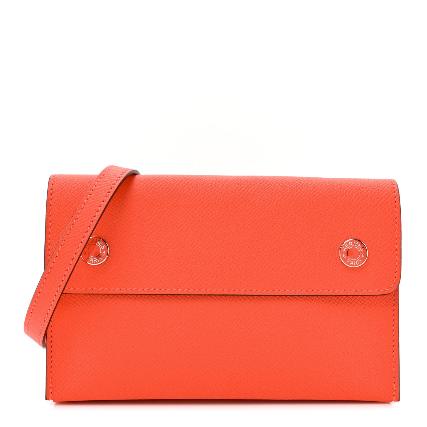 Epsom Hermesnap Wallet Orange Poppy