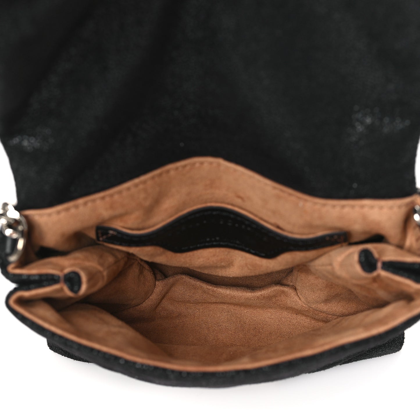 Shaggy Deer Quilted Mini Beckett Chain Shoulder Bag Black