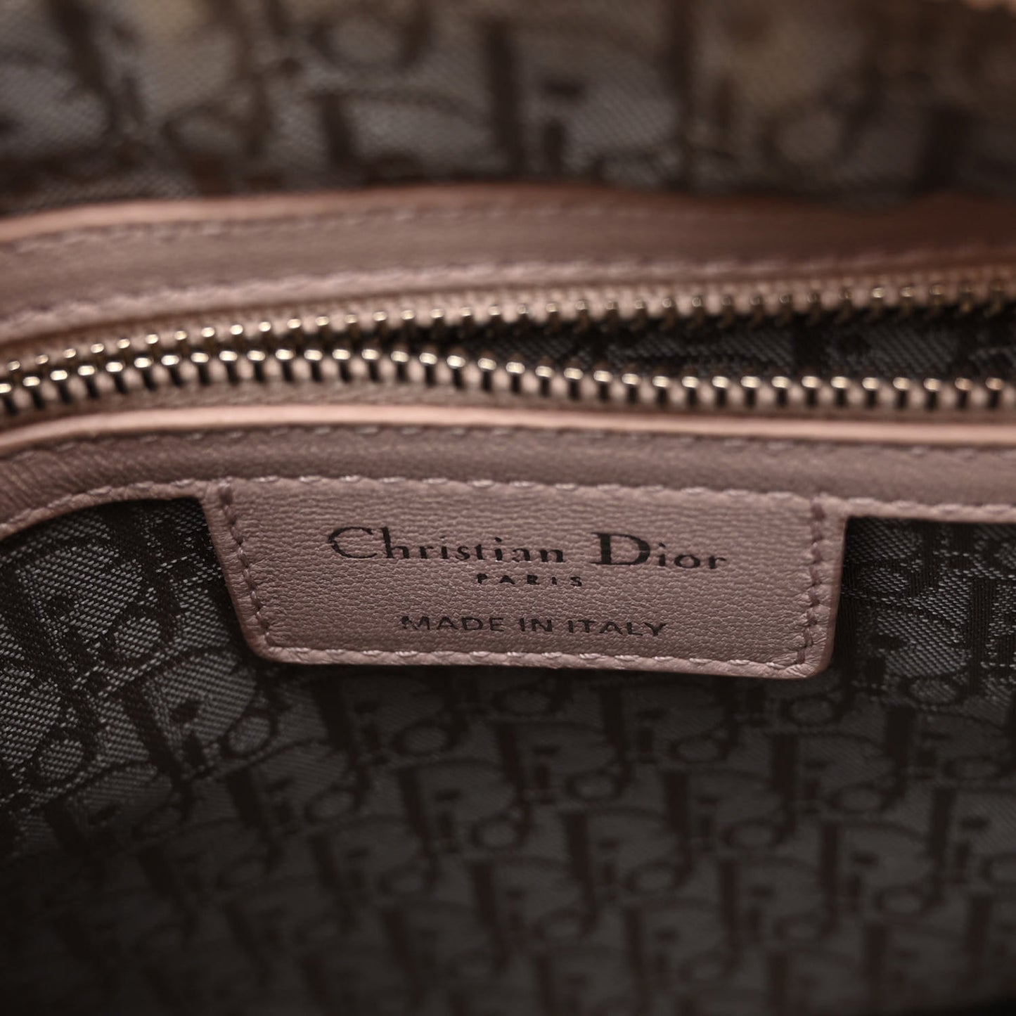 Lambskin Cannage Medium Lady Dior Light Pink